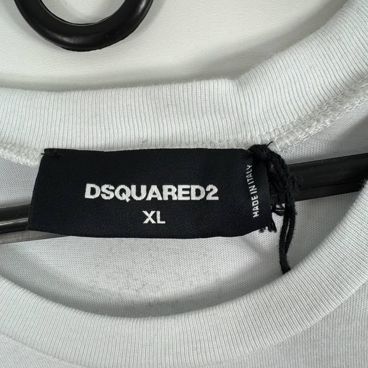 Dsquared2 Dsquared2 Logo Graphic T-Shirt White Mens Size XL Size US XL / EU 56 / 4 - 3 Thumbnail