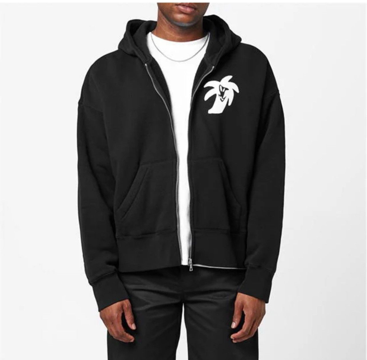 Palm Angels PALM ANGELS HUNTER ZIP HOODIE Size US XL / EU 56 / 4 - 1 Thumbnail