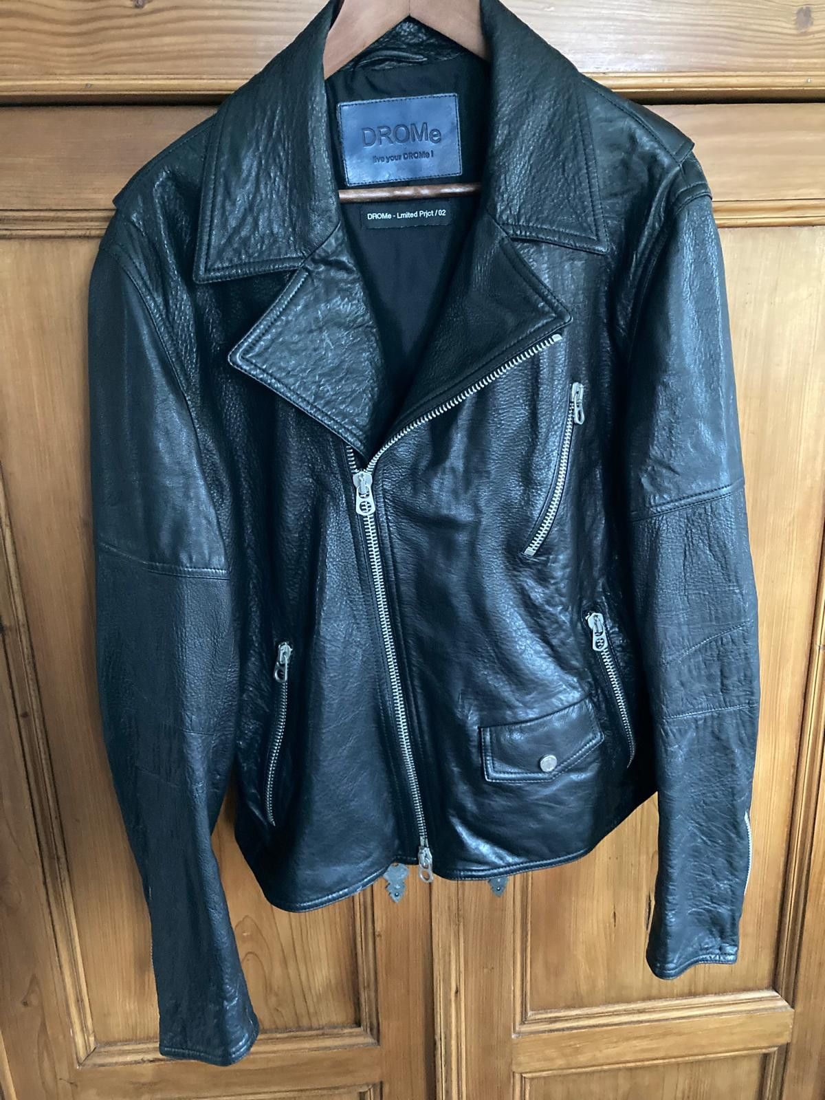Drome DROME Leather Jacket Limited Edition L M Size US L / EU 52-54 / 3 - 6 Thumbnail