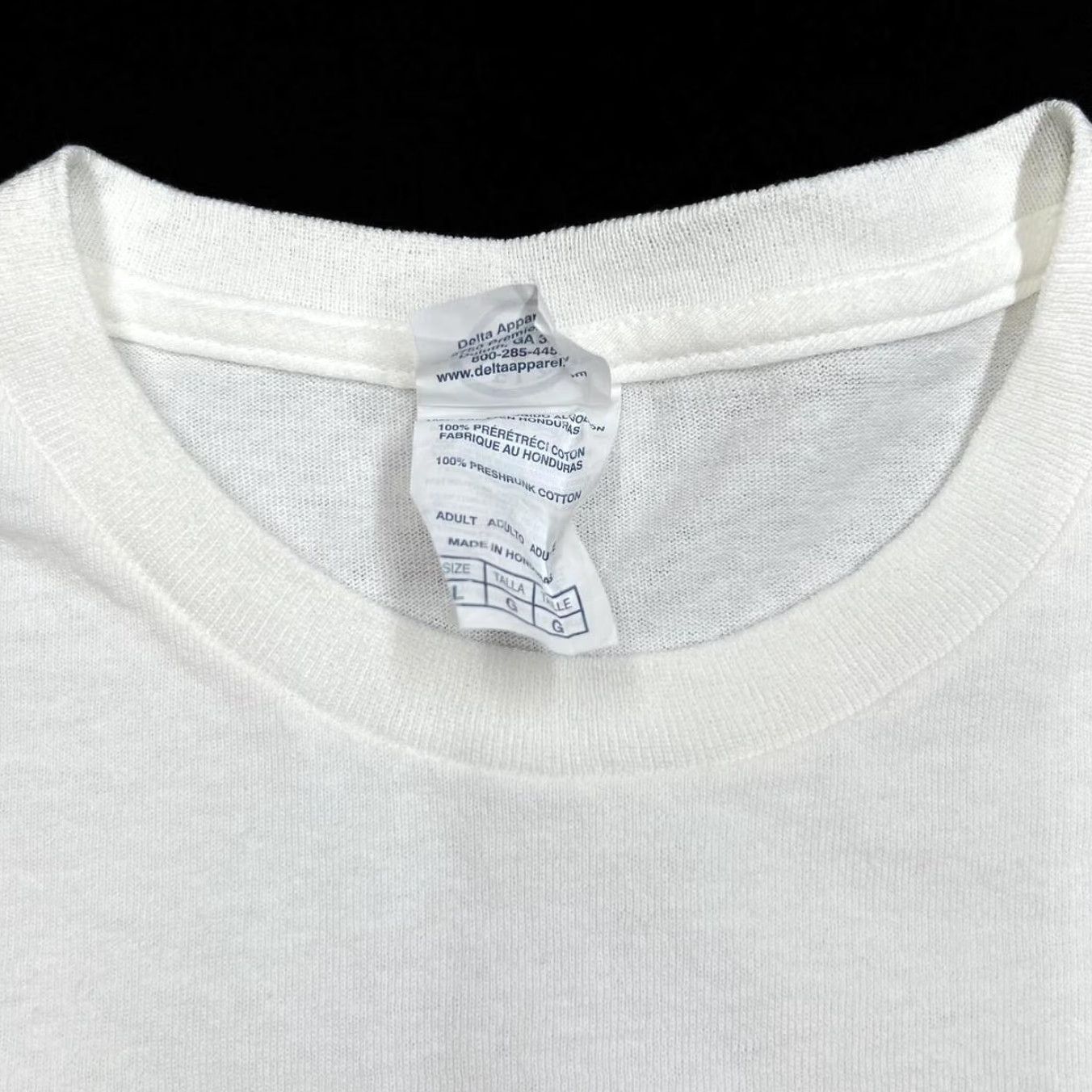 Delta VINTAGE Delta Washington D.C. Landmarks USA Souvenir Graphic T-Shirt Large White Mens L Graphic souvenir spellout print to front 90s Size US L / EU 52-54 / 3 - 3 Thumbnail