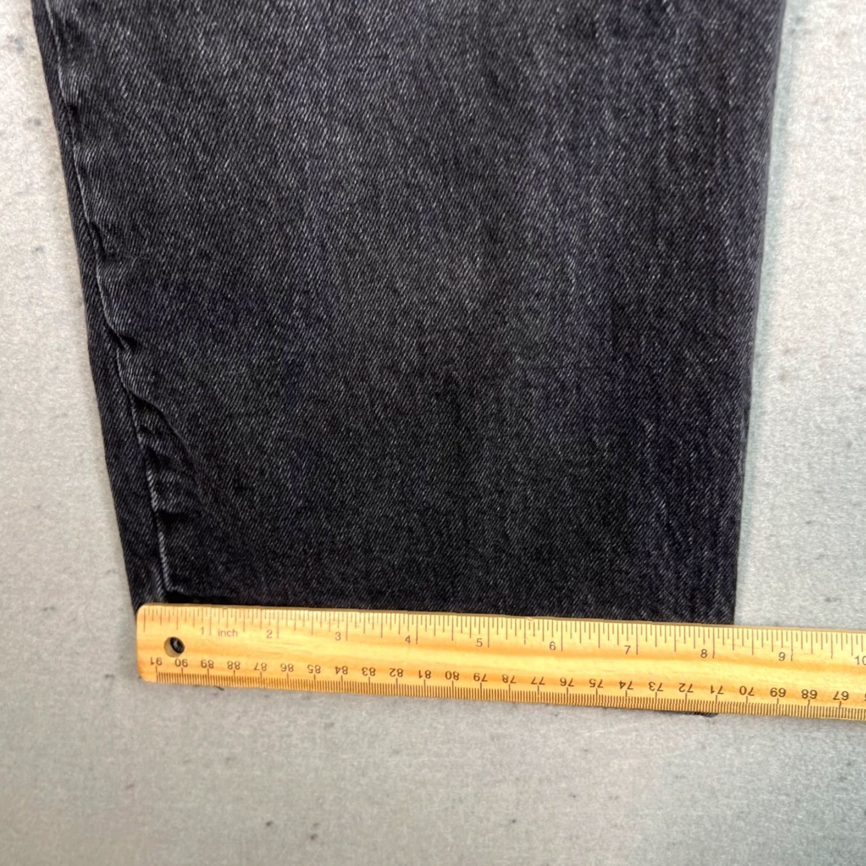 Abercrombie & Fitch VINTAGE Abercrombie & Fitch Jeans Womens 26 High Rise Denim 90s Straight Black Size 26 Womens Jeans 90s Denim Straight Black Womens Size 26" / US 2 / IT 38 - 7 Thumbnail