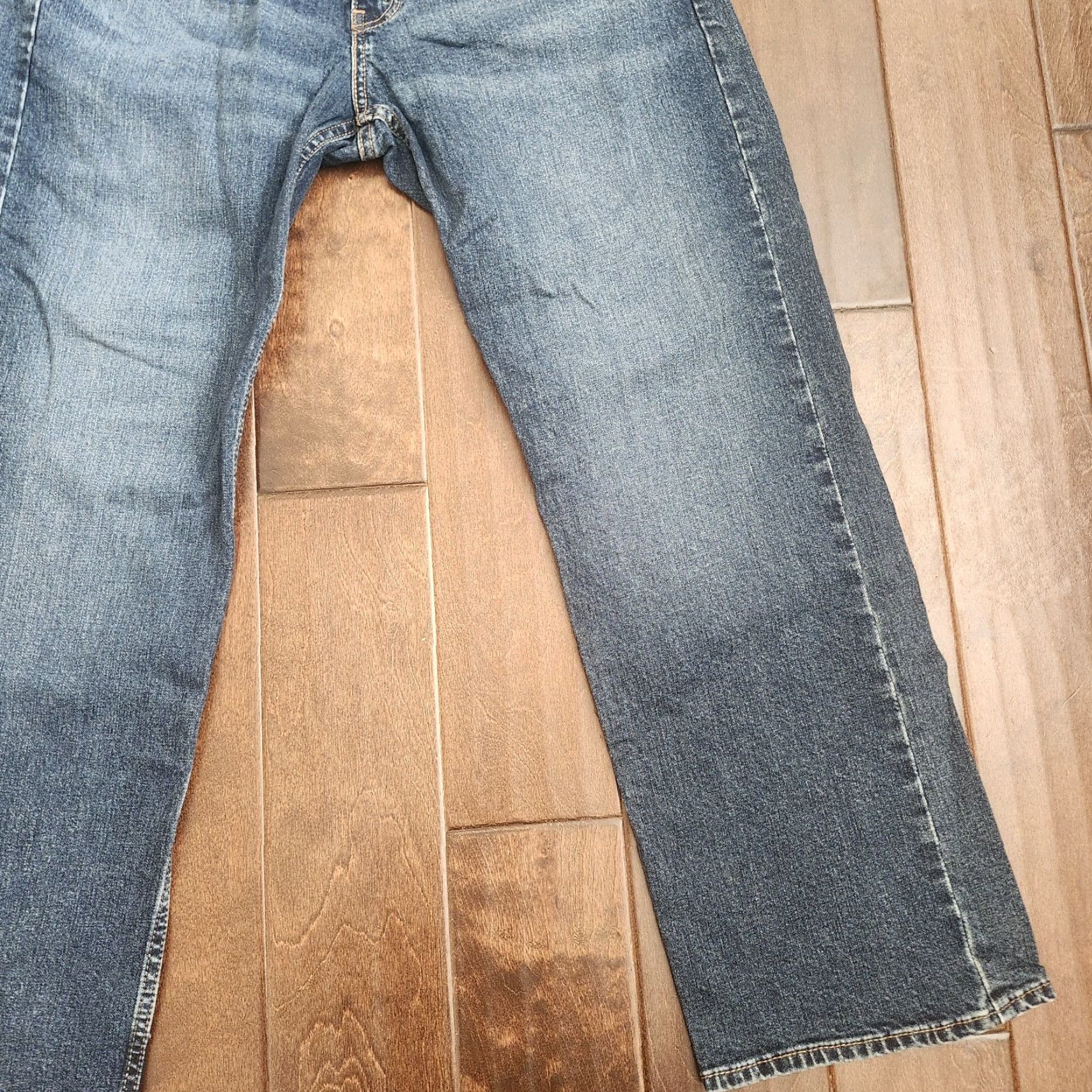 Levi's Levi's Signature Loose Fit Jeans Mens 33x30 Medium Wash Denim Shirt No Size US 33 - 3 Thumbnail