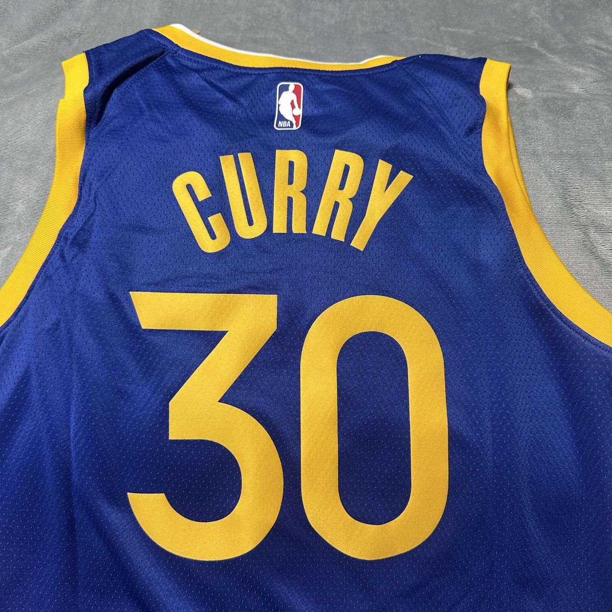 NBA × Nike New Authentic Golden State Warriors Steph Curry Jersey 52 Size US XL / EU 56 / 4 - 8 Thumbnail