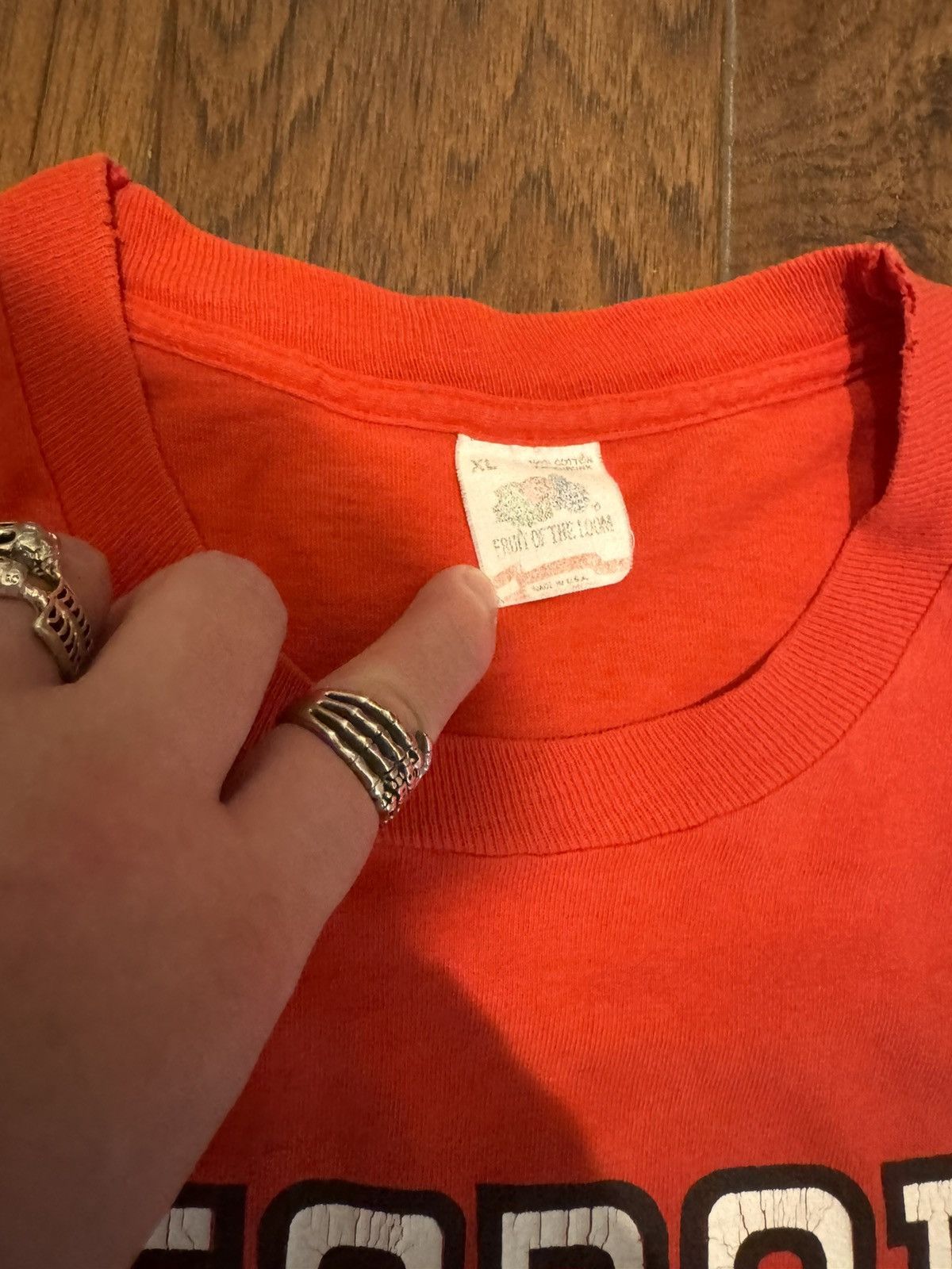 NCAA × Vintage Vintage UGA Single Stitch Tee Size US XL / EU 56 / 4 - 3 Thumbnail