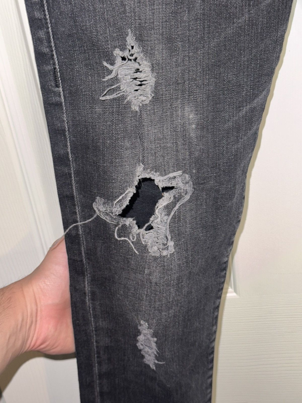 True Religion True Religion x Russell Westbrook Distressed Jeans 28x30 Size US 28 / EU 44 - 11 Thumbnail