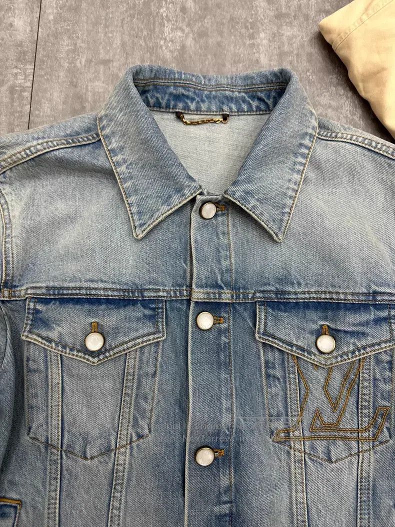 Louis Vuitton Louis Vuitton STAPLES EDITION Denim Jacket Size US M / EU 48-50 / 2 - 3 Thumbnail