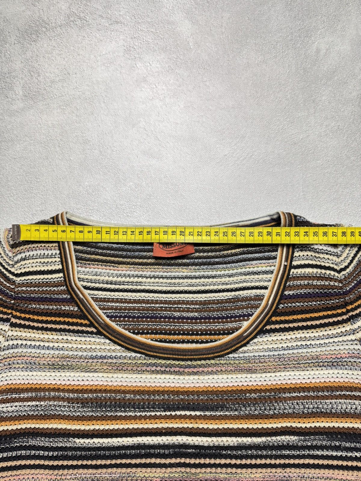 Missoni × Vintage Missoni V-Neck Striped Wool Sweater size 46 Size L / US 10 / IT 46 - 11 Thumbnail
