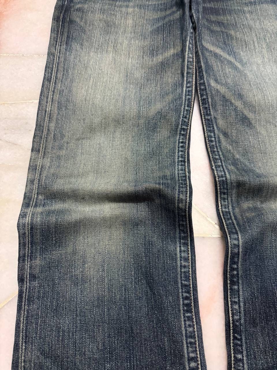 Wrangler VINTAGE WRANGLER FADED DISTRESSED BLUE JEANS Y2K Size US 29 - 5 Thumbnail