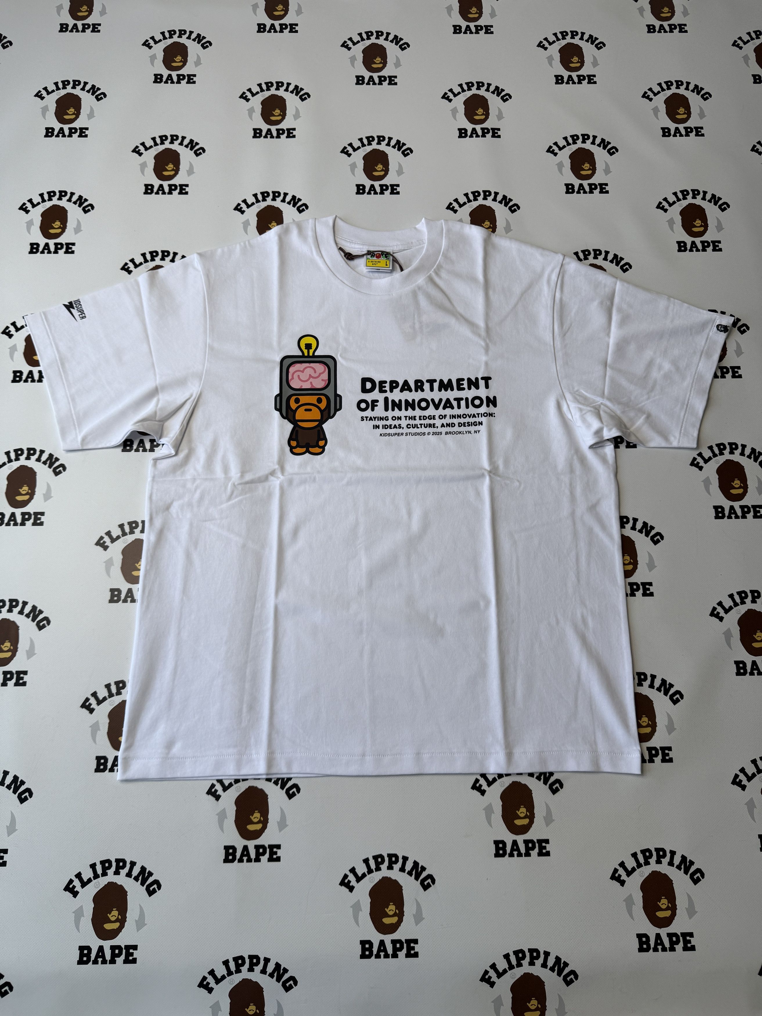 Bape BAPE X KIDSUPER MILO GRAPHIC TEE Size US L / EU 52-54 / 3 - 1 Thumbnail