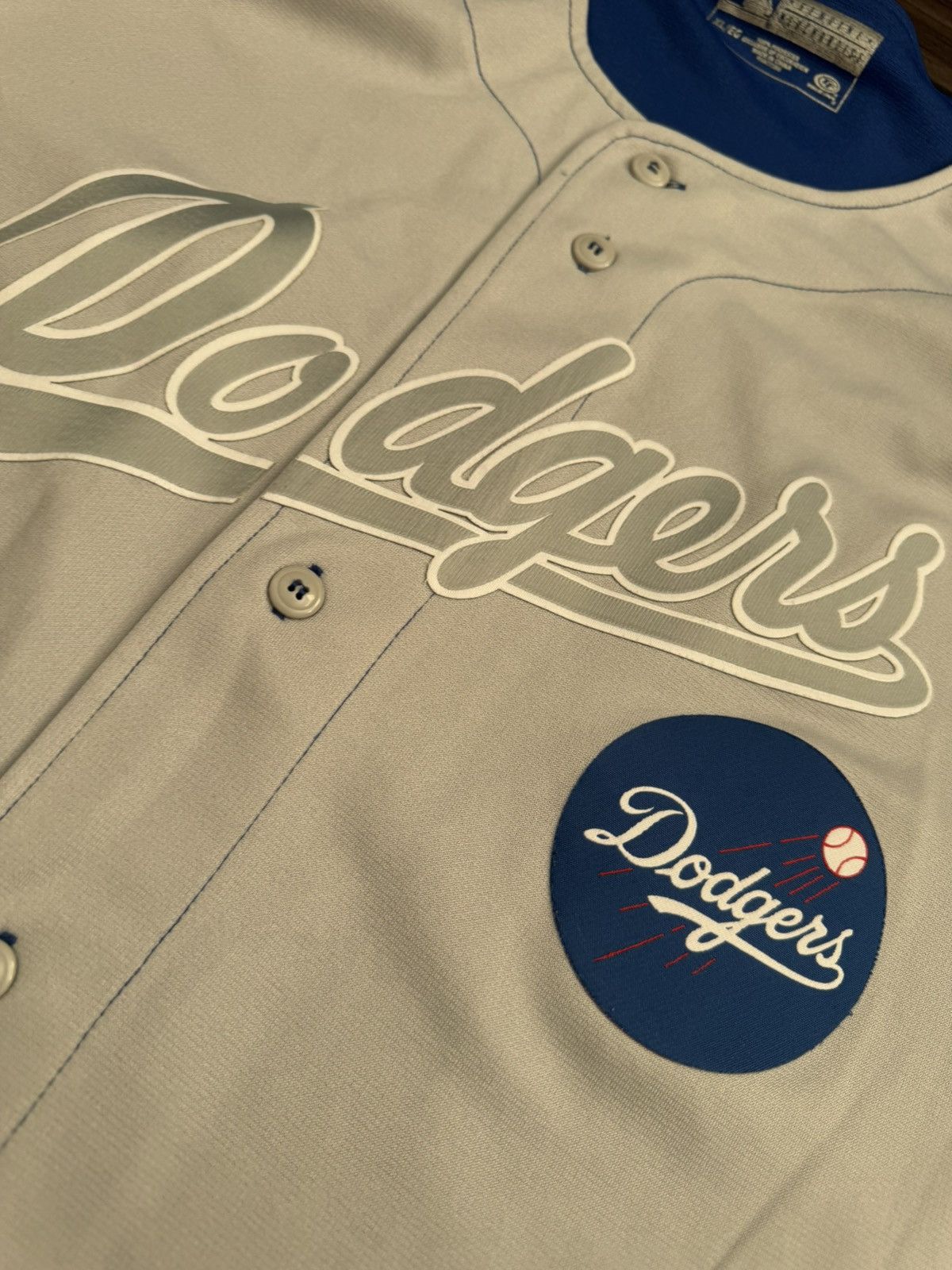 MLB Vintage True Fan Los Angeles LA Dodgers MLB Baseball Jersey Size US XL / EU 56 / 4 - 3 Thumbnail