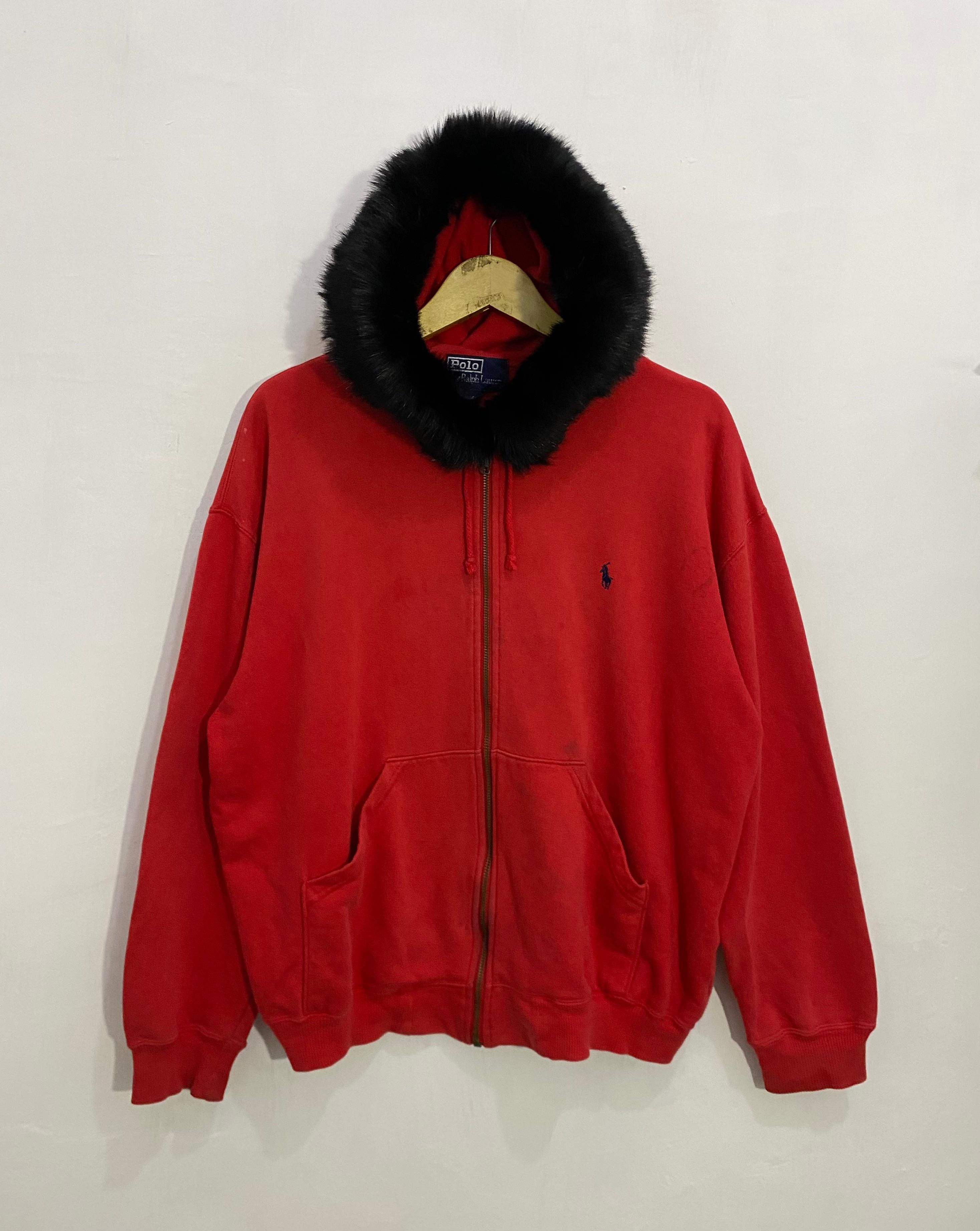 Polo Ralph Lauren Polo Ralph Lauren Fur Zipper Hoodie LGB Style Size US L / EU 52-54 / 3 - 1 Thumbnail