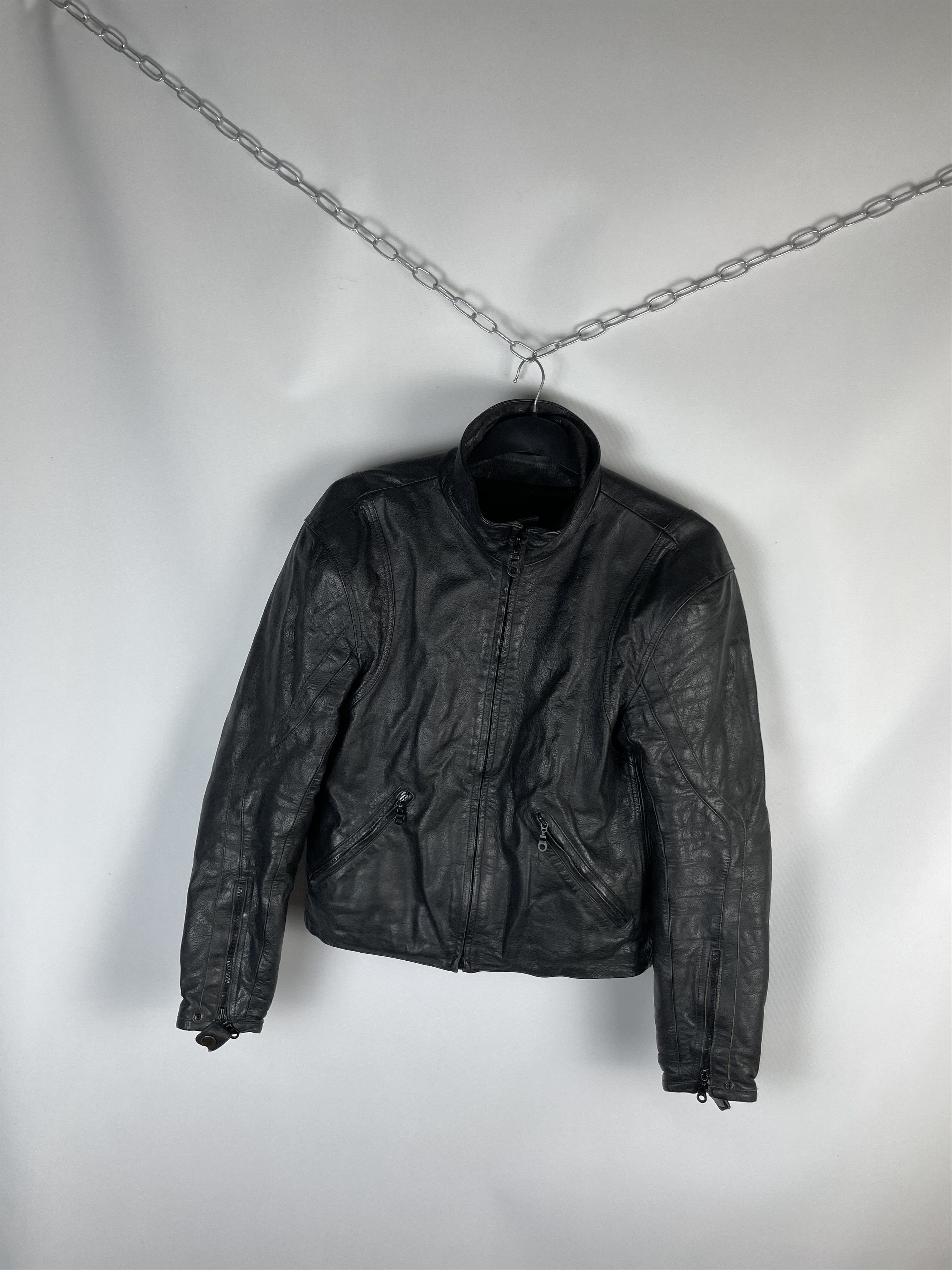 Dainese VINTAGE DAINESE LEATHER JACKET MOTO BIKE RACING Size US M / EU 48-50 / 2 - 2 Thumbnail