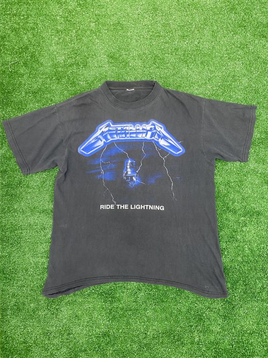 Vintage Vintage Mettalica T-shirt Ride The Lightning Band Tee | Grailed