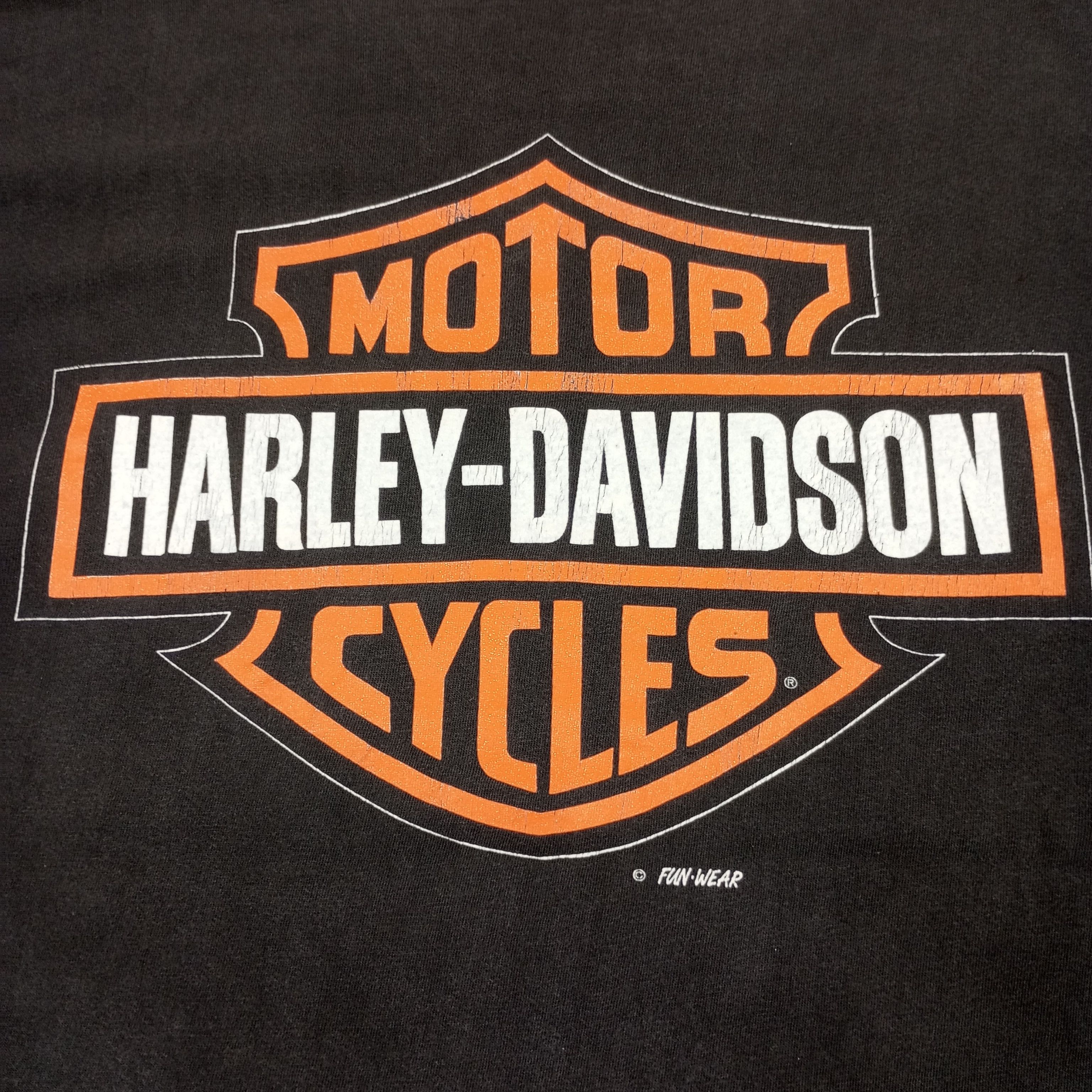 Harley Davidson Harley Davidson Cartoon Character Distressed Vintage Tshirt Size US L / EU 52-54 / 3 - 4 Thumbnail