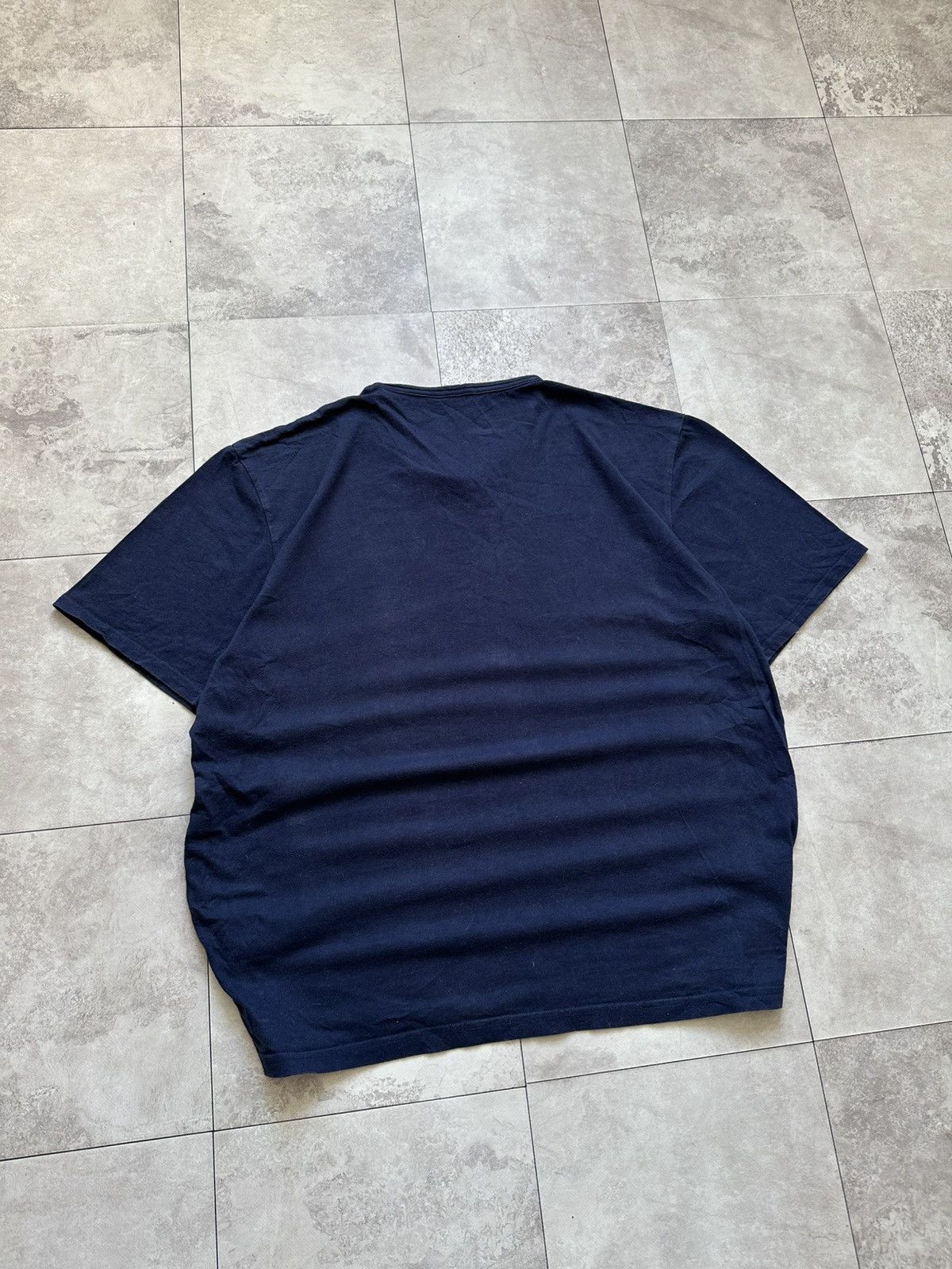 Vintage × Yves Saint Laurent Vintage 90s Yves Saint Laurent Ysl Monogram Blue T-Shirt Size US M / EU 48-50 / 2 - 8 Thumbnail