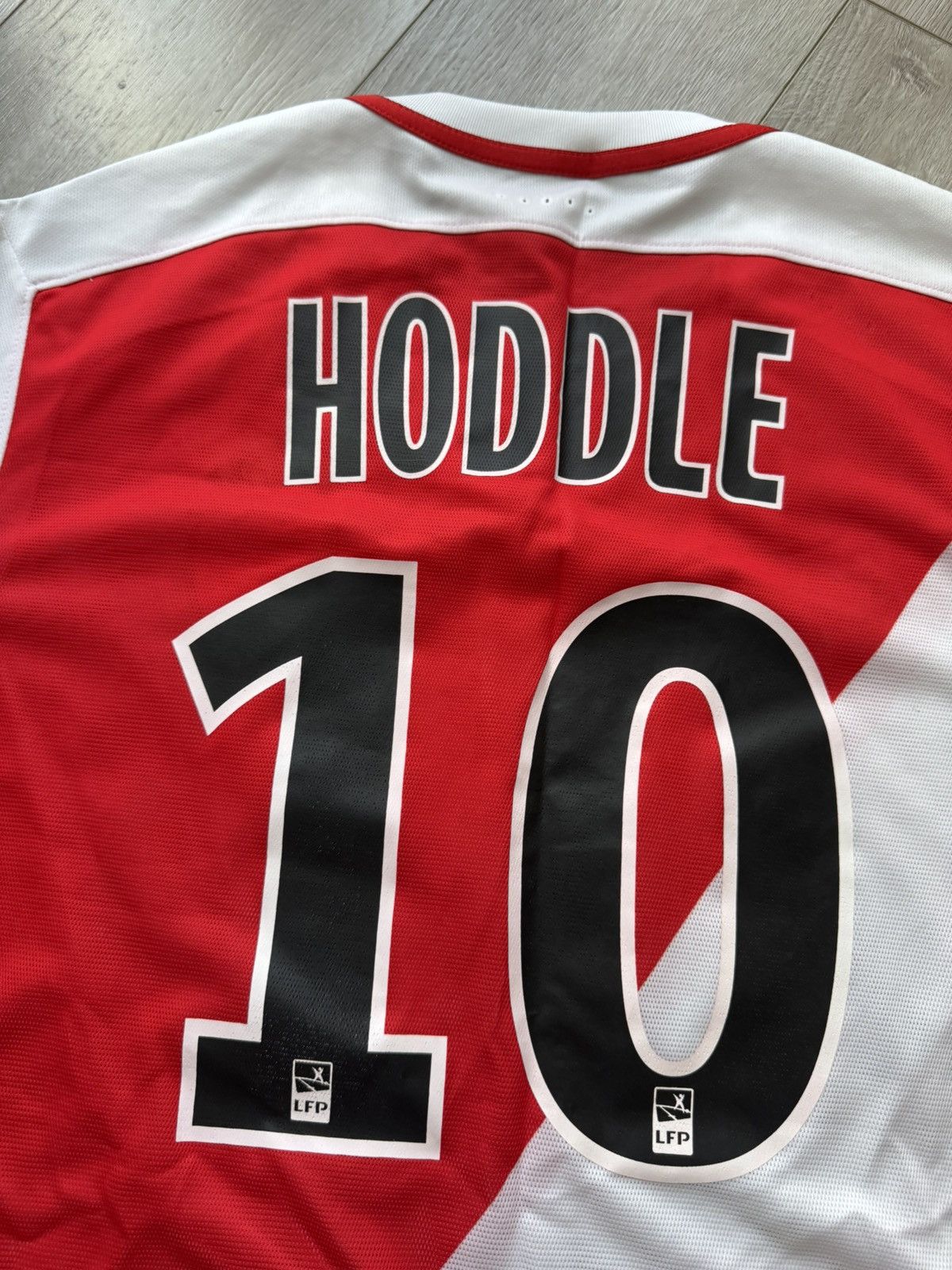 Nike Player Issue 2016-17 Monaco Home Glenn Hoddle Soccer Jersey Size US L / EU 52-54 / 3 - 2 Thumbnail
