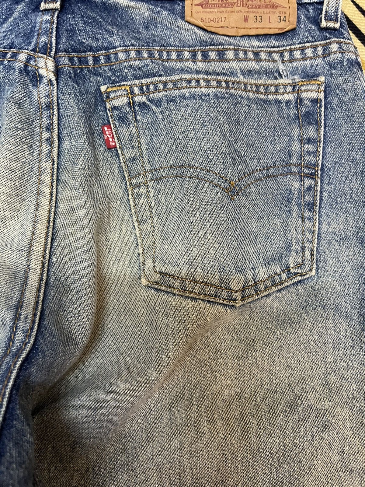 Levi's Vintage Levi’s 510-0217 Mudwash Distressed Denim Size US 31 - 8 Thumbnail