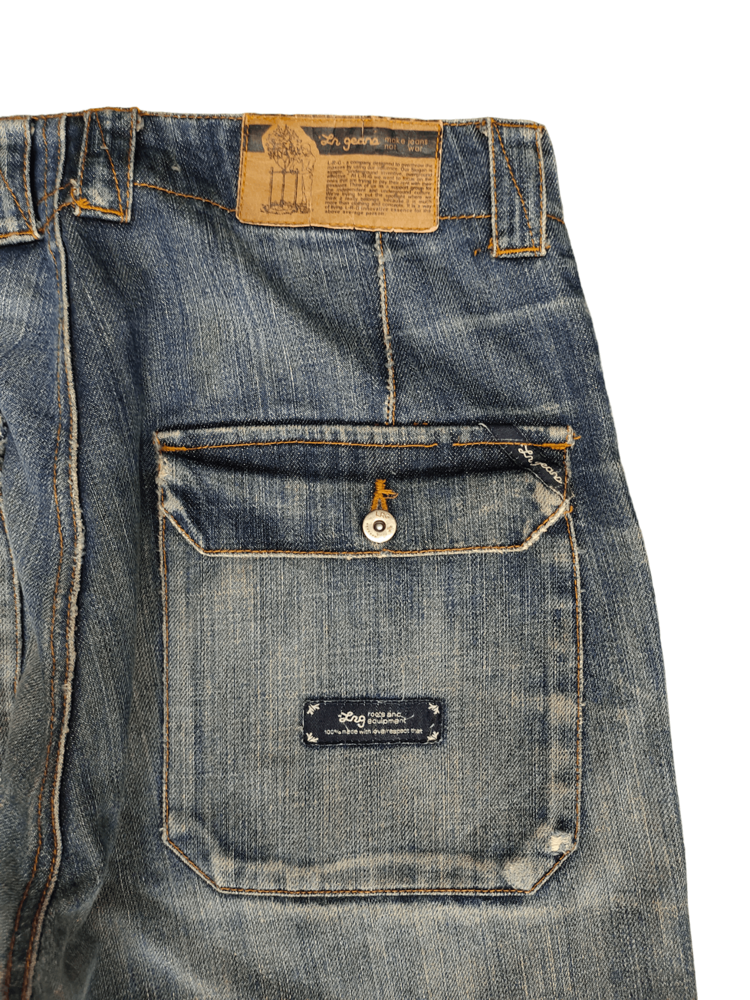 LRG 1990s Loose Jeans LRG Surplus Fatigue Denim Wide leg Size US 30 / EU 46 - 9 Thumbnail