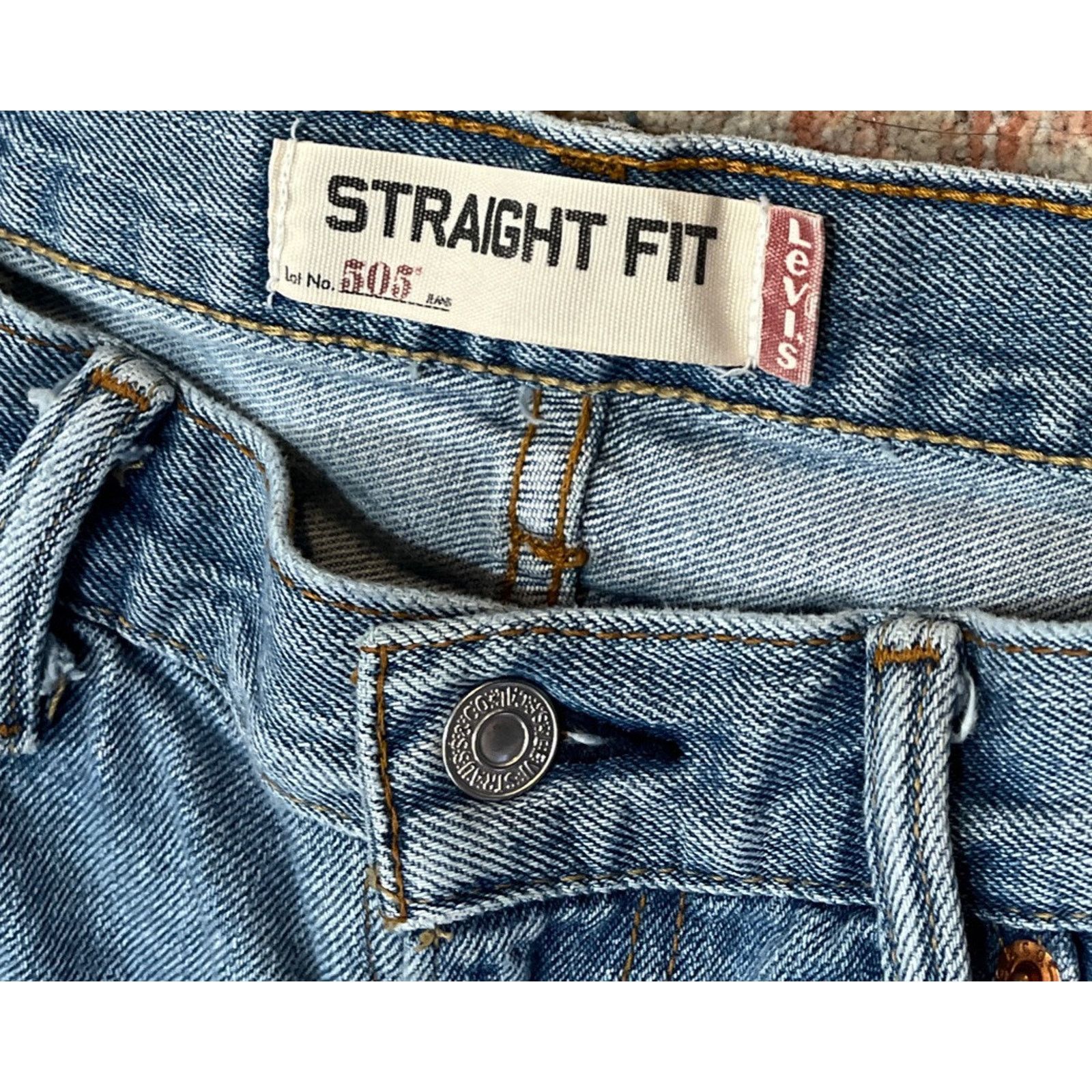 Levi's Levi's 505 Jeans Men's 32x36 Jeans Cut 30.5 L Reg Y2K Size US 32 / EU 48 - 2 Thumbnail