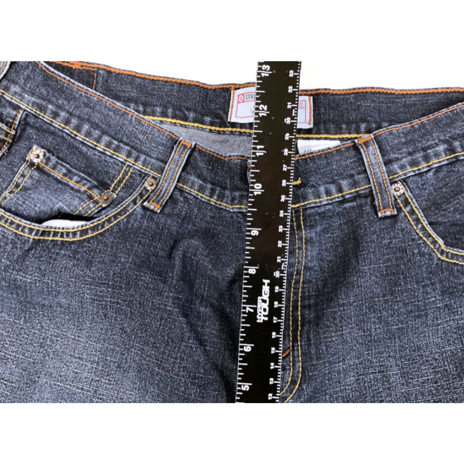 Levi's Levi's 550 Jeans Bootcut Dark Blue Wash Misses 14 Cotton Stretch Y2K Size 36" / US 14 / IT 50 - 8 Thumbnail