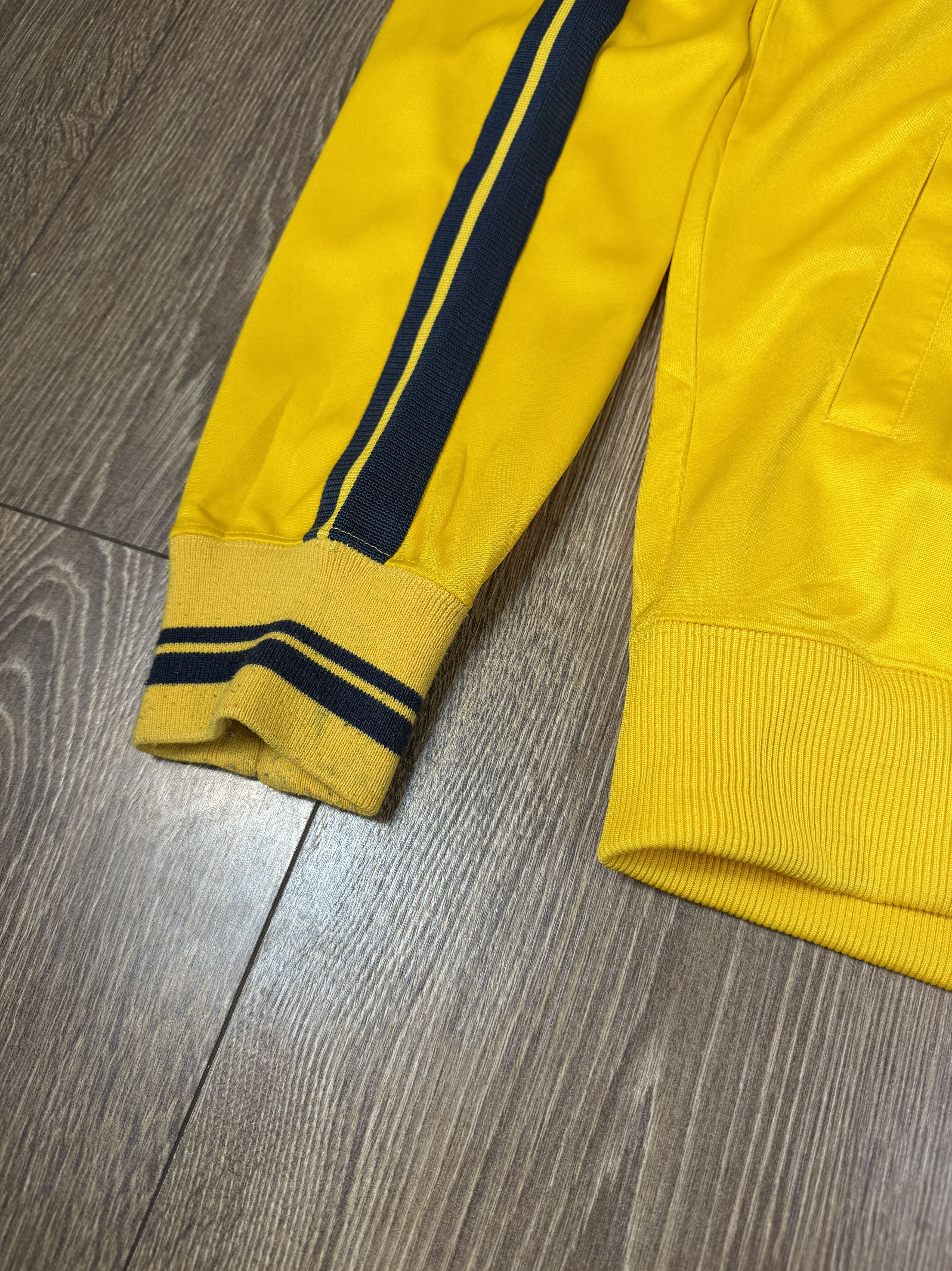 Asics Vintage Onitsuka tiger asics yellow track top Size US L / EU 52-54 / 3 - 3 Thumbnail