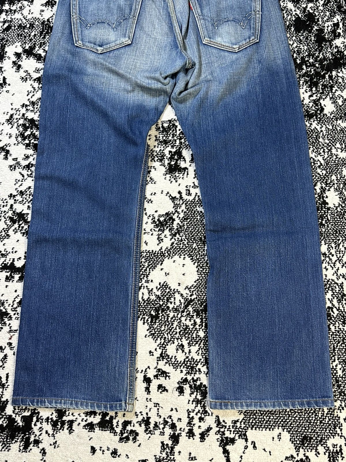 Sugar Cane 2000s Edwin Blue Trip Mud Wash Jeans Size US 33 - 11 Thumbnail