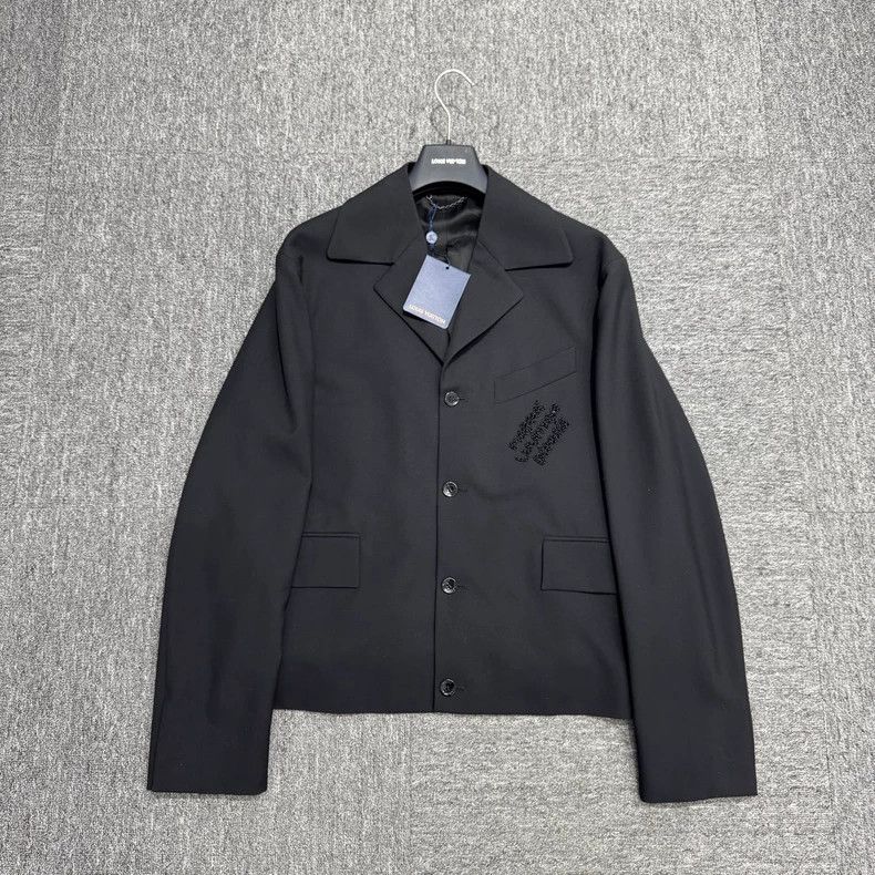 Louis Vuitton Louis Vuitton Rhinestone Logo Embroidered Blazer - dmc Size US XL / EU 56 / 4 - 1 Thumbnail