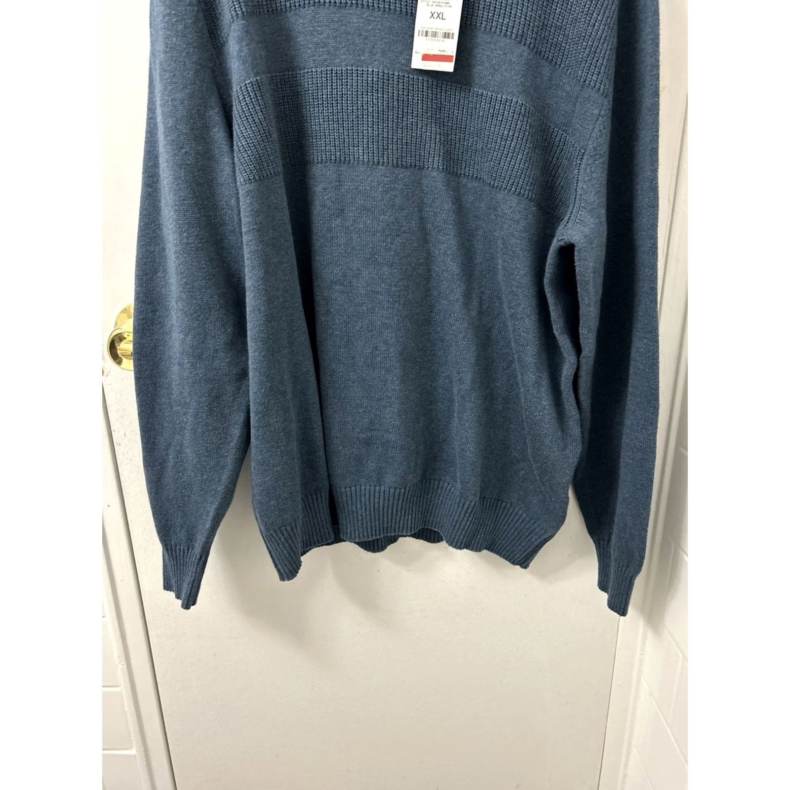 Club Room Club Room Sweater Mens 2XL Blue Heather Crew Neck Pullover Long Sleeve Casual Winter Fall Spring Knit Shirt Mens Size US XXL / EU 58 / 5 - 3 Thumbnail