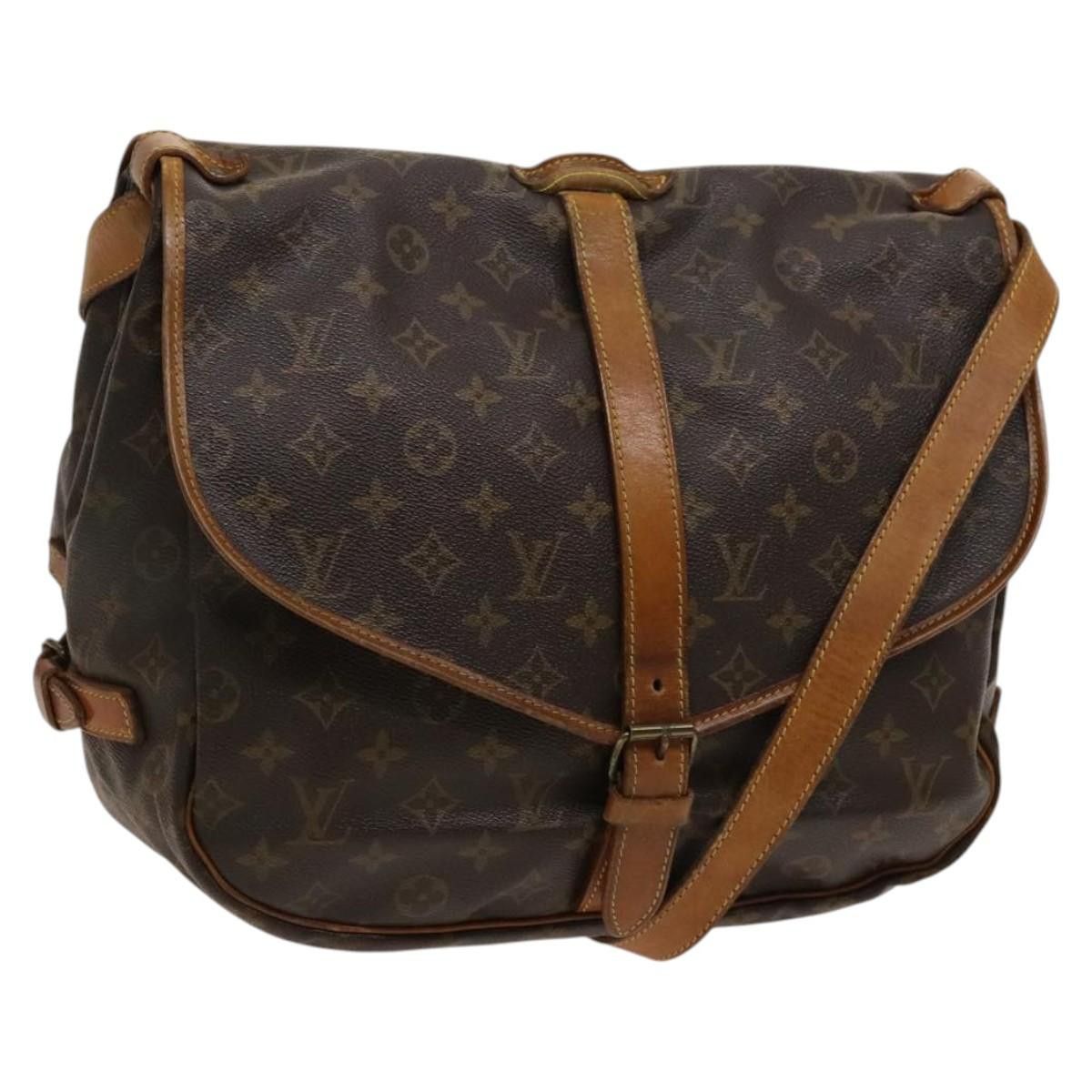 Louis Vuitton Monogram Saumur 35 Shoulder Bag M42254 Lv Auth 116447, Women's