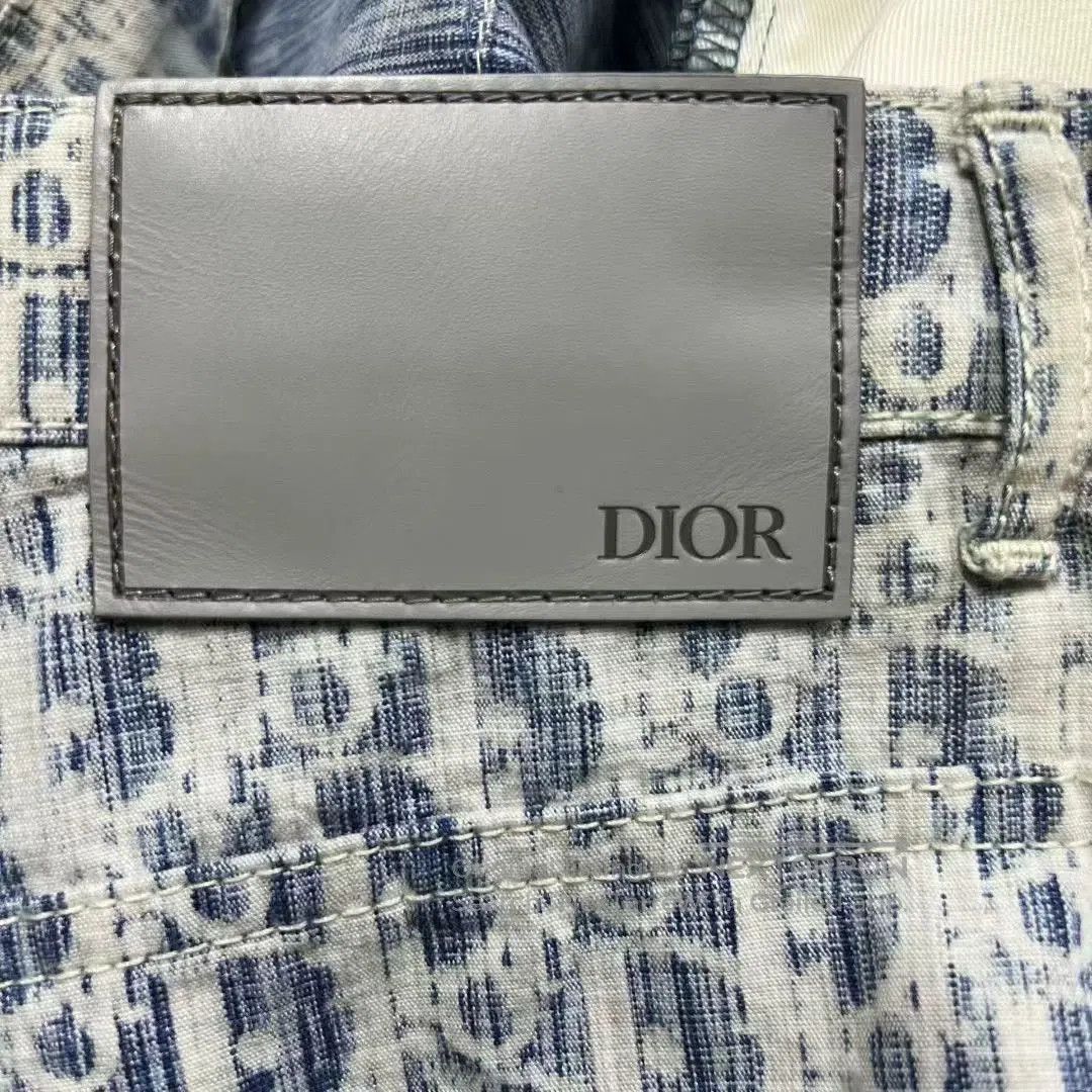 Dior dior blue printed slim-fit jeans. Size US 29 - 5 Thumbnail