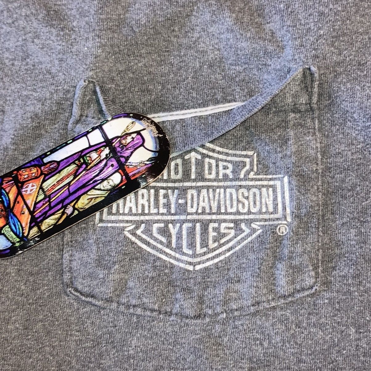 Harley Davidson 80s harley davidson selvedge pocket tee Size US L / EU 52-54 / 3 - 1 Thumbnail