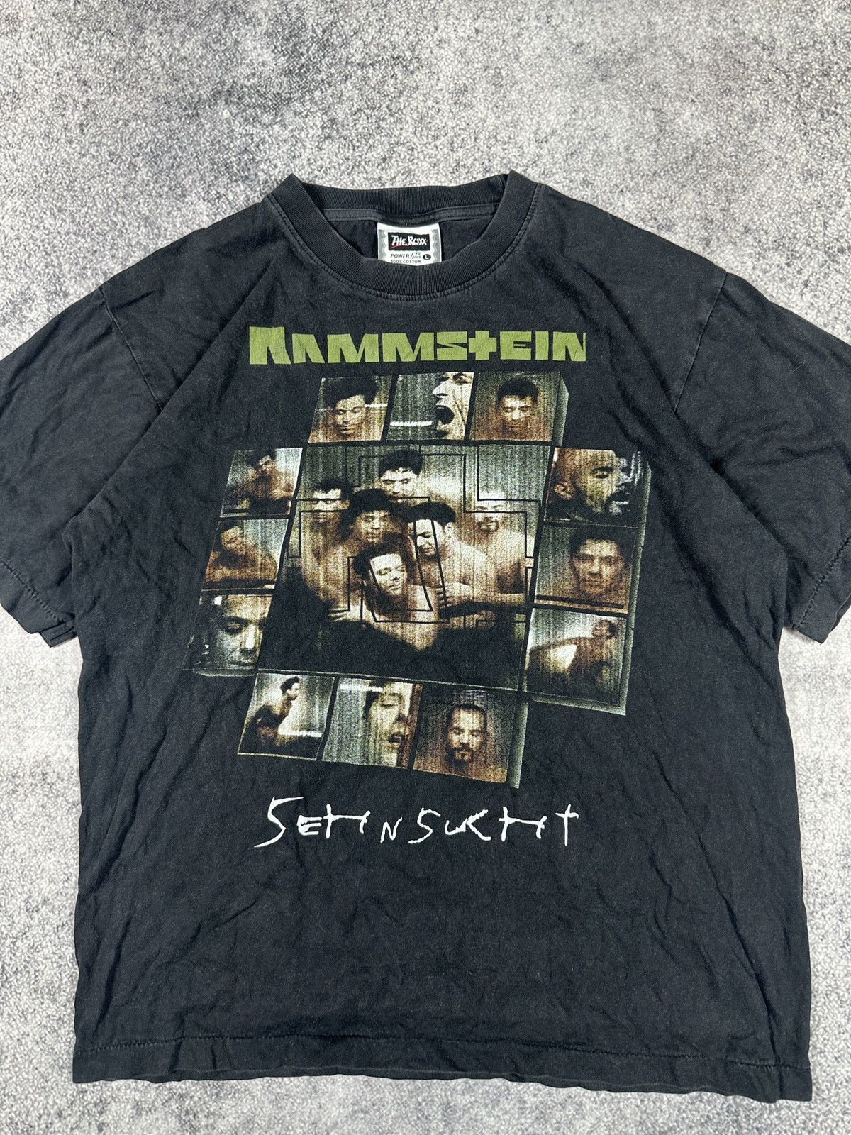 Band Tees Vintage The Roxx Rammstein Logo T-shirt Rock 90s Rare L Y2K Size US L / EU 52-54 / 3 - 2 Thumbnail