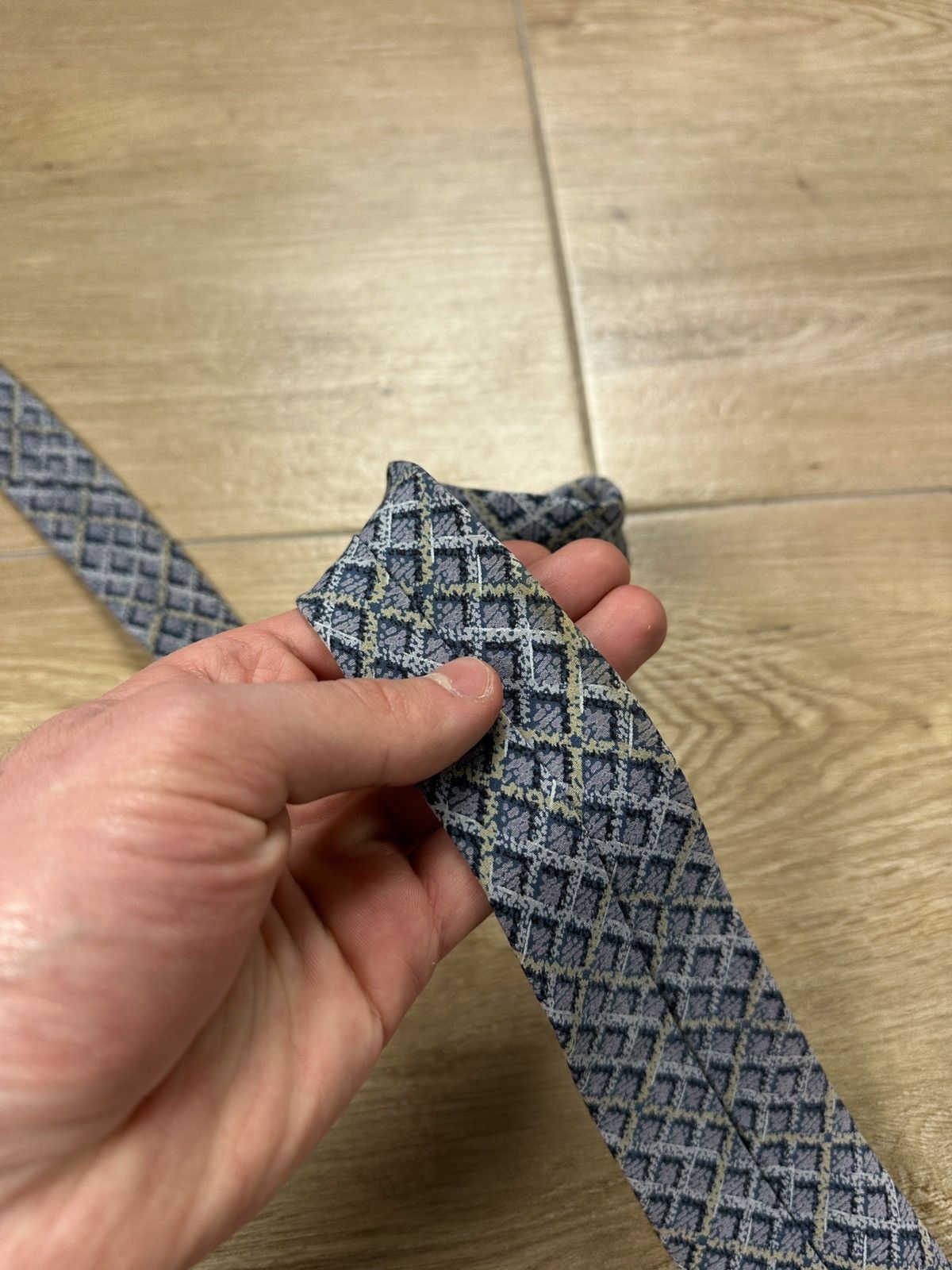 Lanvin × Vintage Vintage Lanvin Paris France Silk Tie Size ONE SIZE - 9 Thumbnail