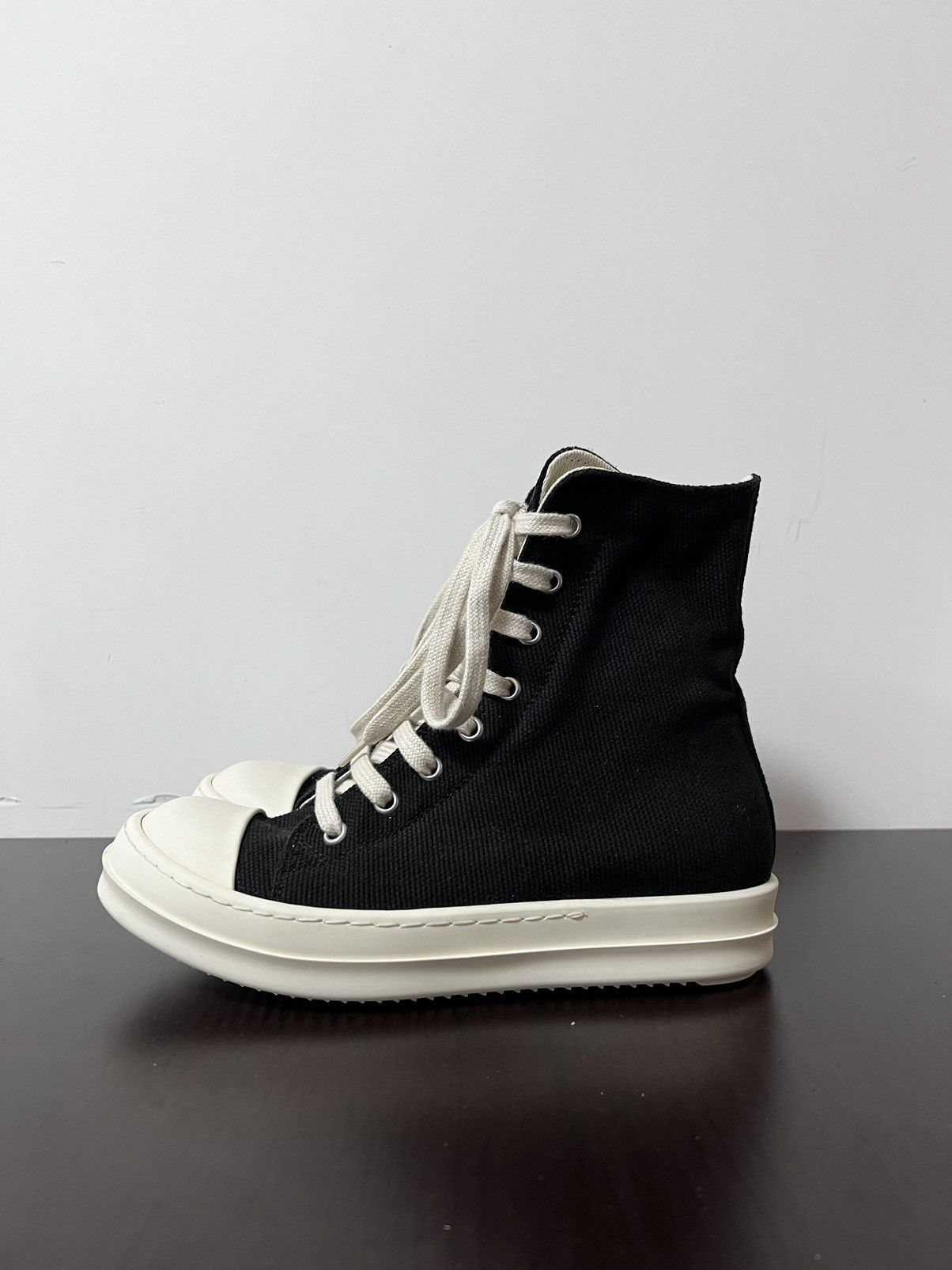 Rick Owens Drkshdw Rick owens drkshdw ramones high top sneakers Size US 6 / IT 36 - 2 Thumbnail