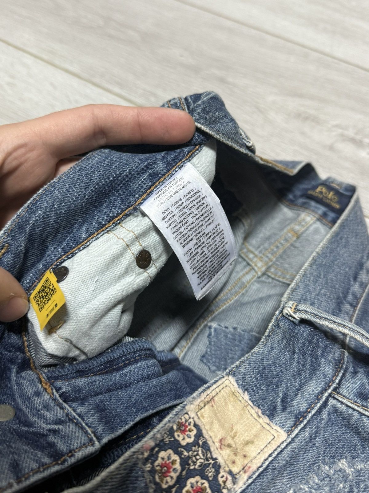 Polo Ralph Lauren POLO Ralph Lauren patch work bandana distressed pants jeans Size US 28 / EU 44 - 5 Thumbnail