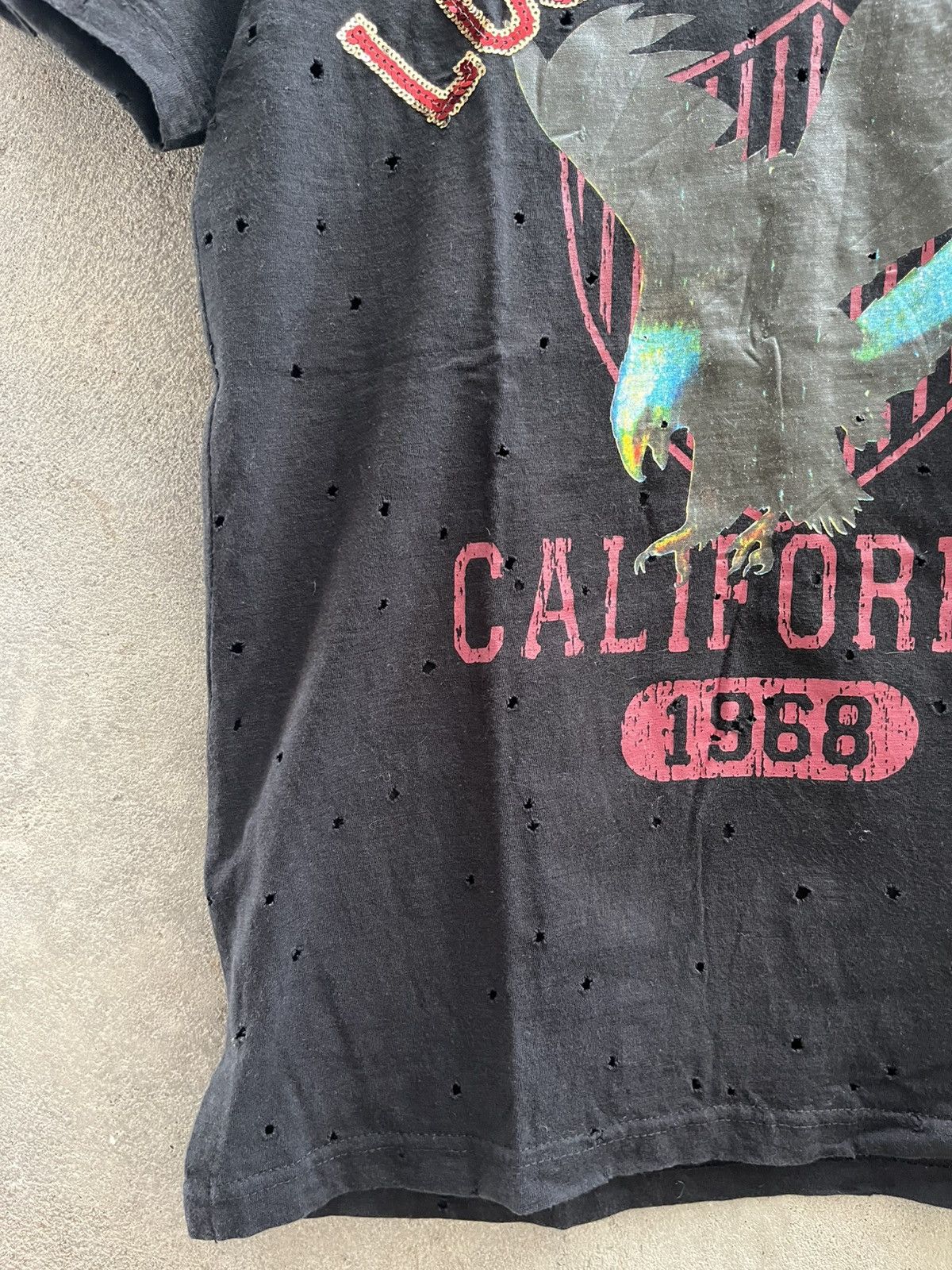 20471120 × If Six Was Nine × Le Grande Bleu (L.G.B.) 2000s UNDERSTAR – Studded Rhinestone, Destroyed Punk Style Size US S / EU 44-46 / 1 - 5 Thumbnail