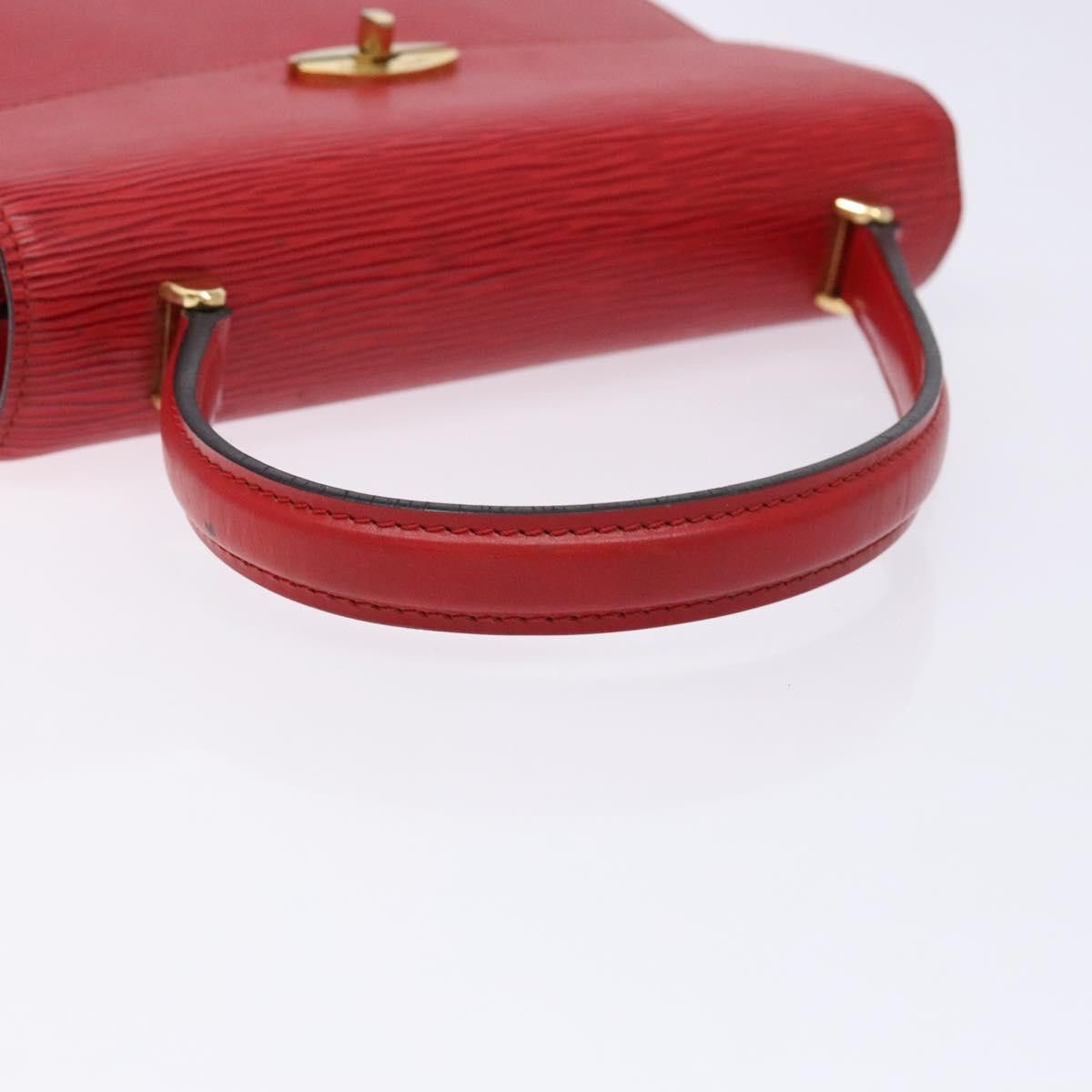 Louis Vuitton LOUIS VUITTON Epi Malesherbes Hand Bag Red M52377 Size ONE SIZE - 7 Thumbnail