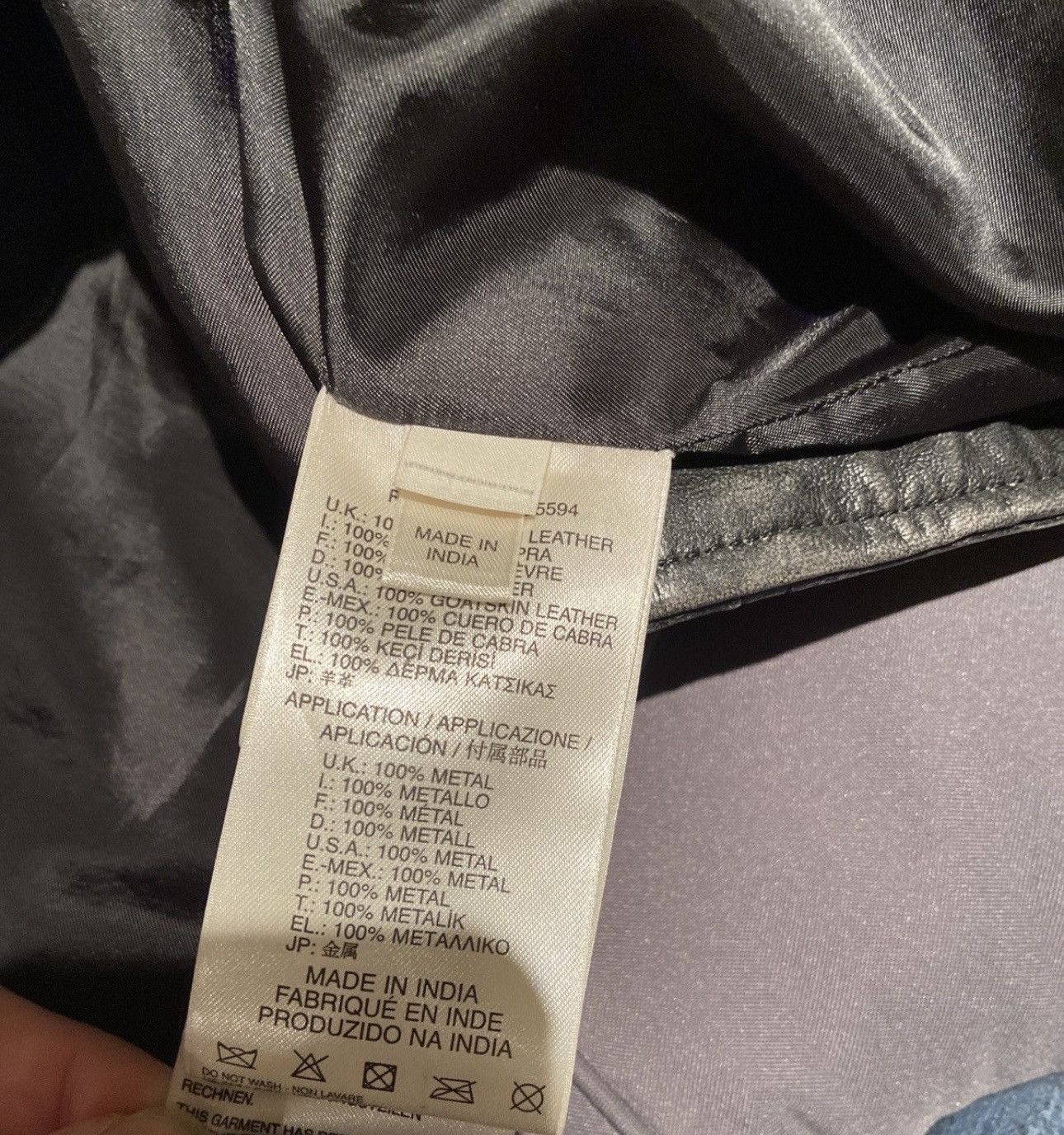 Diesel Diesel Studded Leather Biker Jacket (Archive) Size US M / EU 48-50 / 2 - 4 Thumbnail