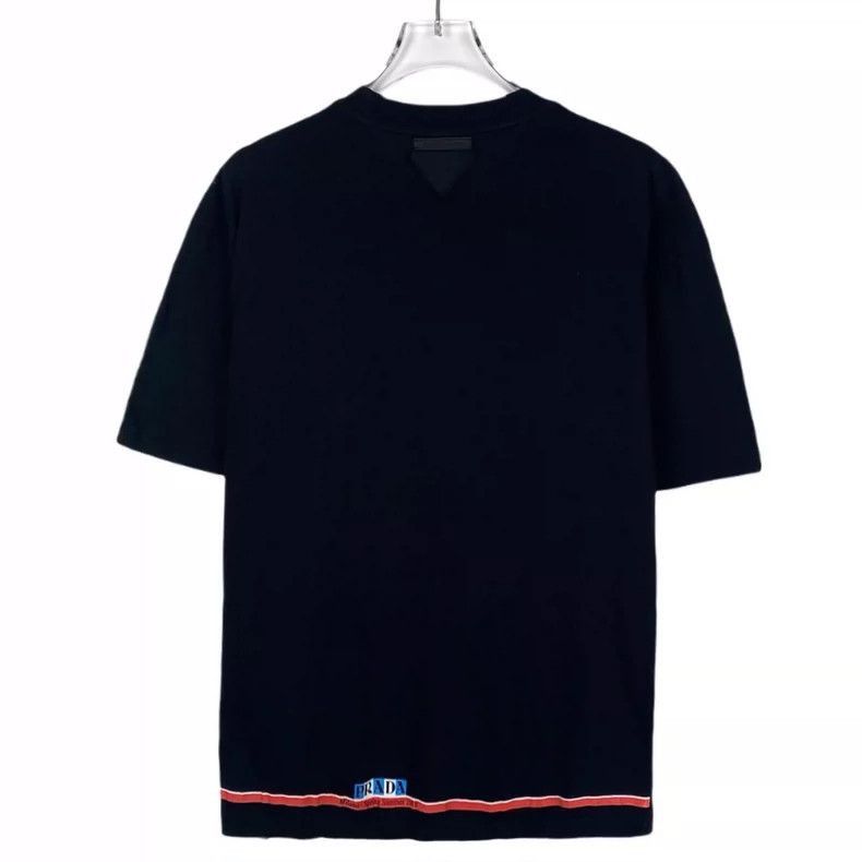 Prada Prada Dog Print Black Cotton TShirt Size S -2505 Size US S / EU 44-46 / 1 - 2 Thumbnail