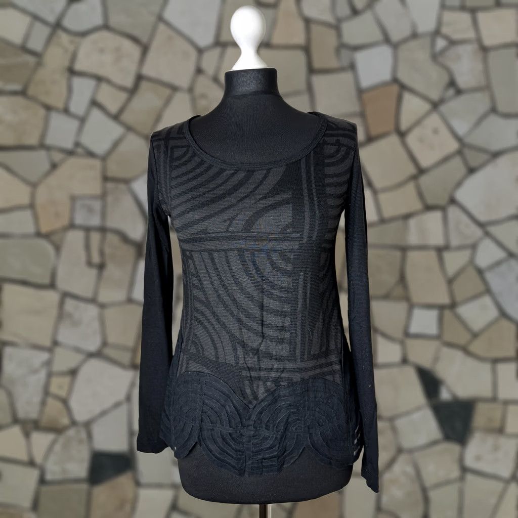 Desigual Desigual by Christian Lacroix womens black shirt jumper Size S Size S / US 4 / IT 40 - 1 Thumbnail