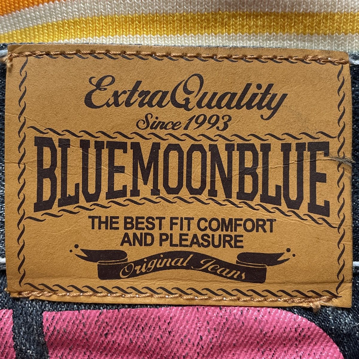 Japanese Brand × Vintage Vintage Japanese Brand Blue Moon Blue Jeans 2000s Size US 26 / EU 42 - 9 Thumbnail