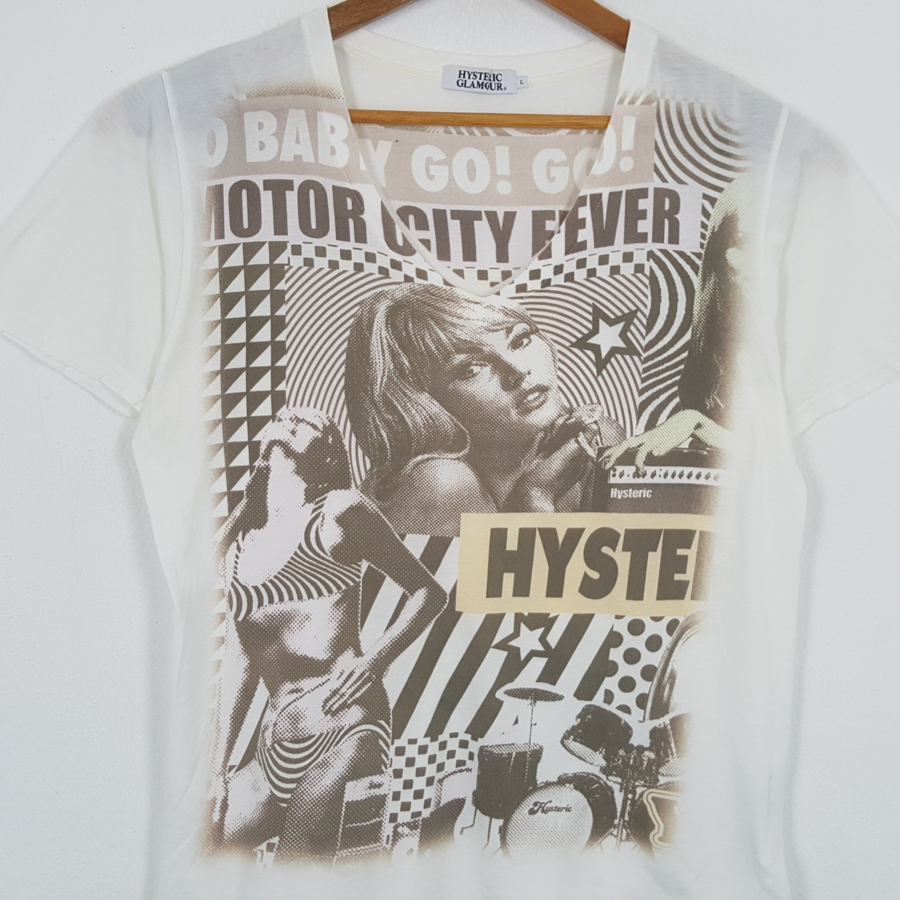 Hysteric Glamour × Japanese Brand × Vintage Vintage HYSTERIC GLAMOUR Japanese Fashion Brand T-Shirts Size US L / EU 52-54 / 3 - 2 Thumbnail