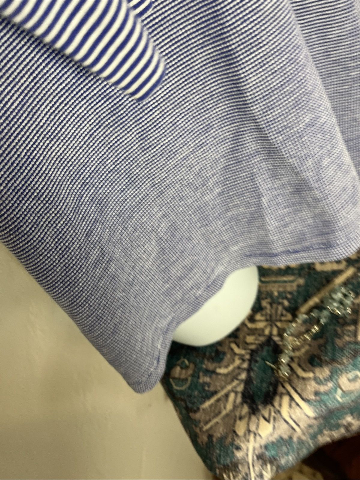 Robert Graham Robert Graham top polo striped blue large Size US XL / EU 56 / 4 - 6 Thumbnail