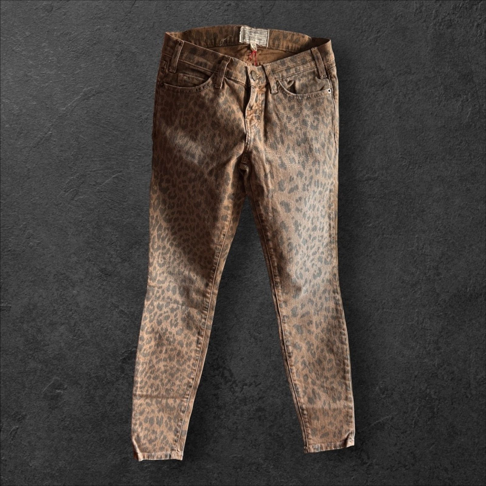 Current/Elliot Current/Elliott NWT Stiletto Leopard Print Skinny Jeans 25 Size 25" / US 0 / IT 36 - 2 Thumbnail