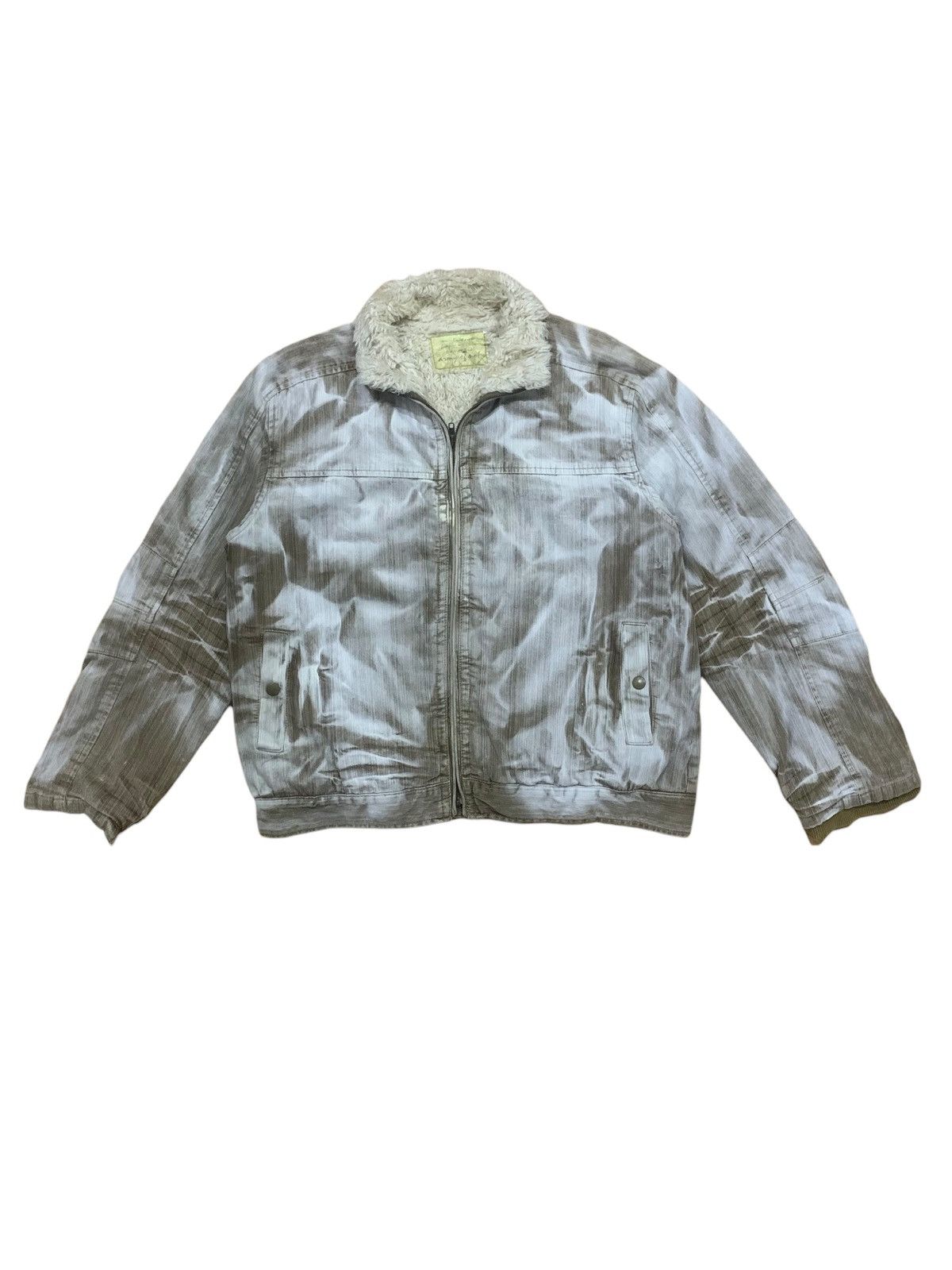 14th Addiction × If Six Was Nine × Japanese Brand Vintage Army Of Mol Fur Sherpa Bomber Jacket Size US L / EU 52-54 / 3 - 1 Thumbnail