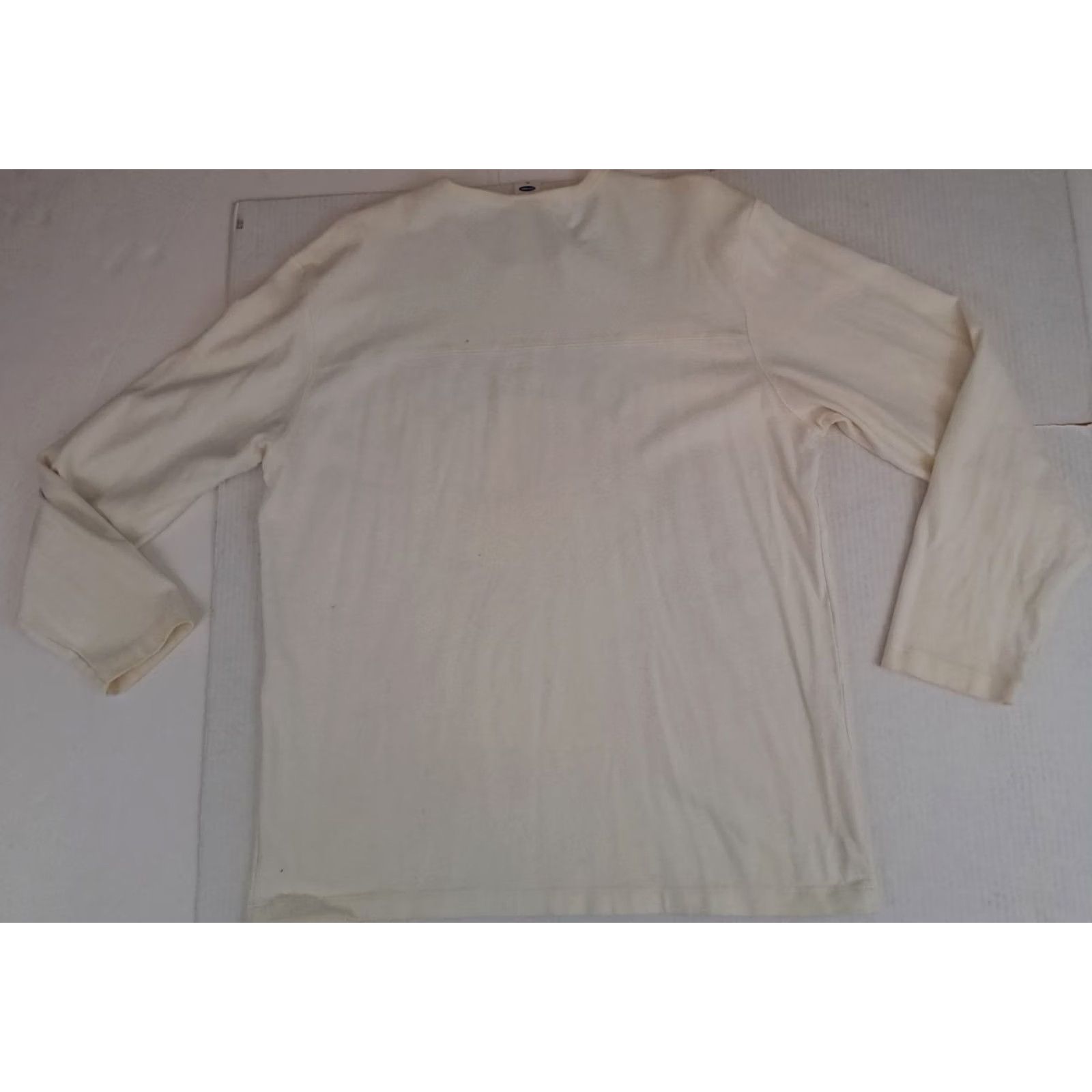 Old Navy VINTAGE Old Navy Sweatshirt Shirt Detroit City Stitched Letters White XL Unisex Adults Crew Neck Pullover Long Sleeve Canvas Cotton Size US XL / EU 56 / 4 - 4 Thumbnail