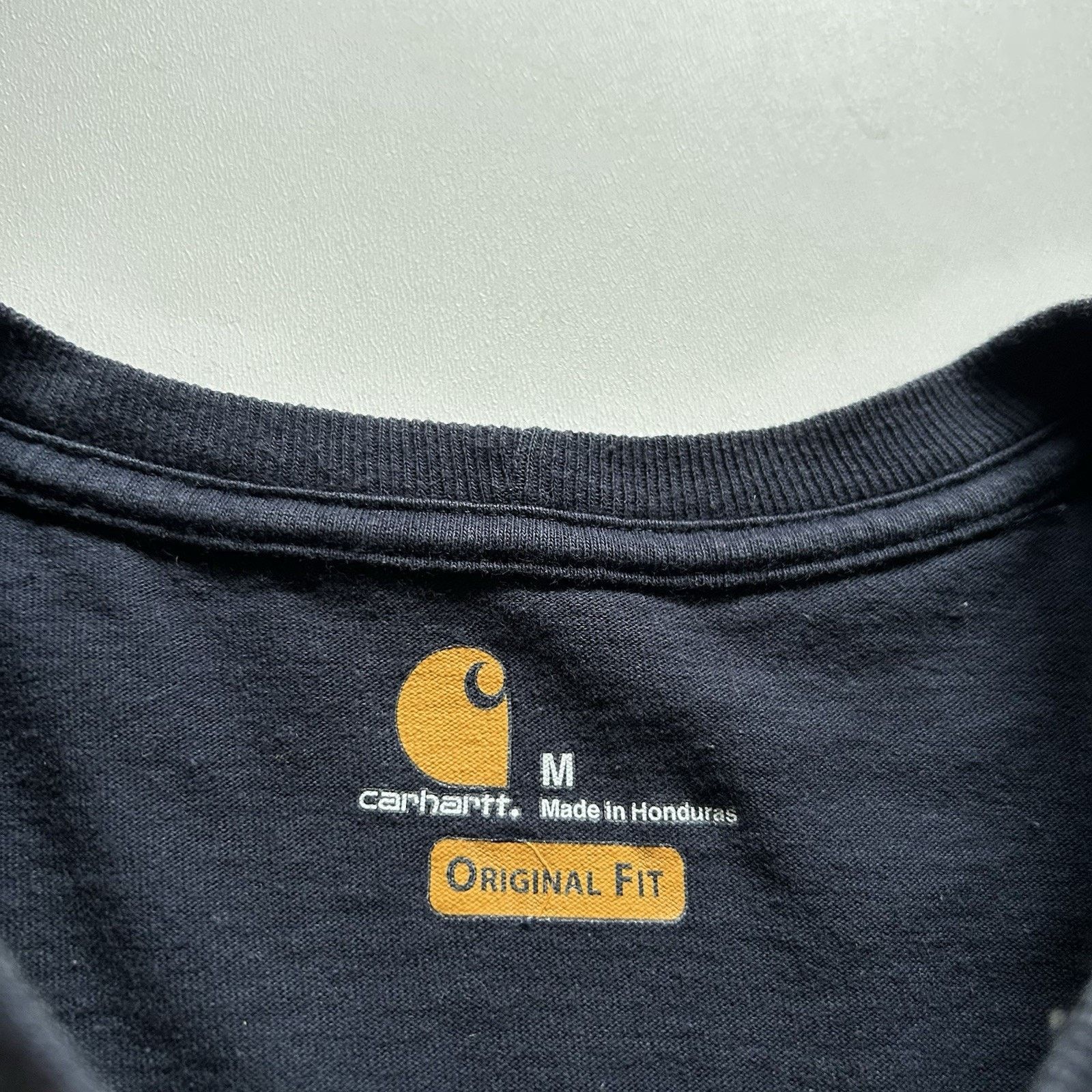 Carhartt Vintage Carhartt Long Sleeve Pocket T Shirt Navy Blue Medium Size US M / EU 48-50 / 2 - 4 Thumbnail