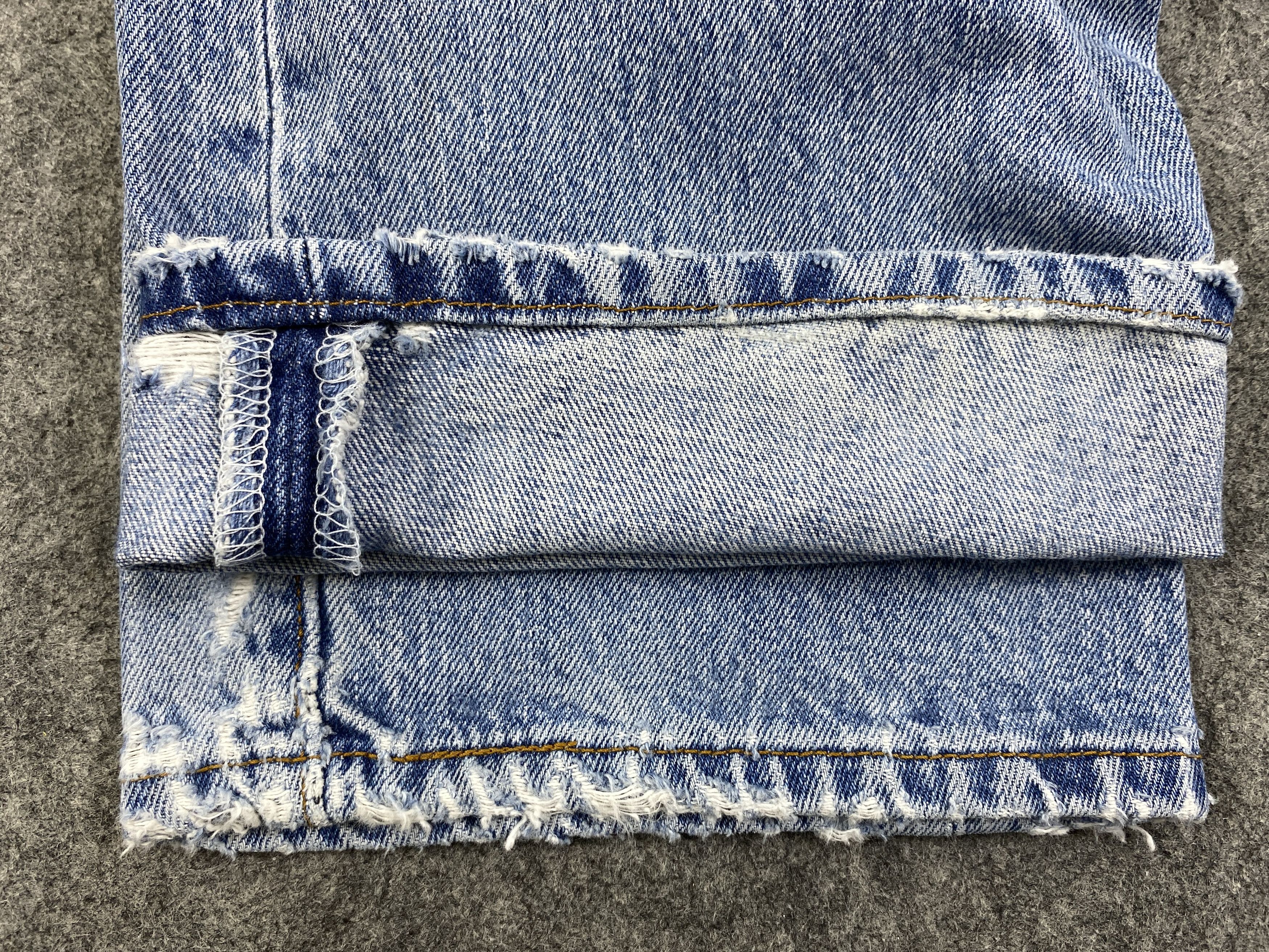 Japanese Brand Blue Vintage Levi's 501 Jeans 30x29.5 Denim -JN1519 Size US 30 / EU 46 - 12 Thumbnail