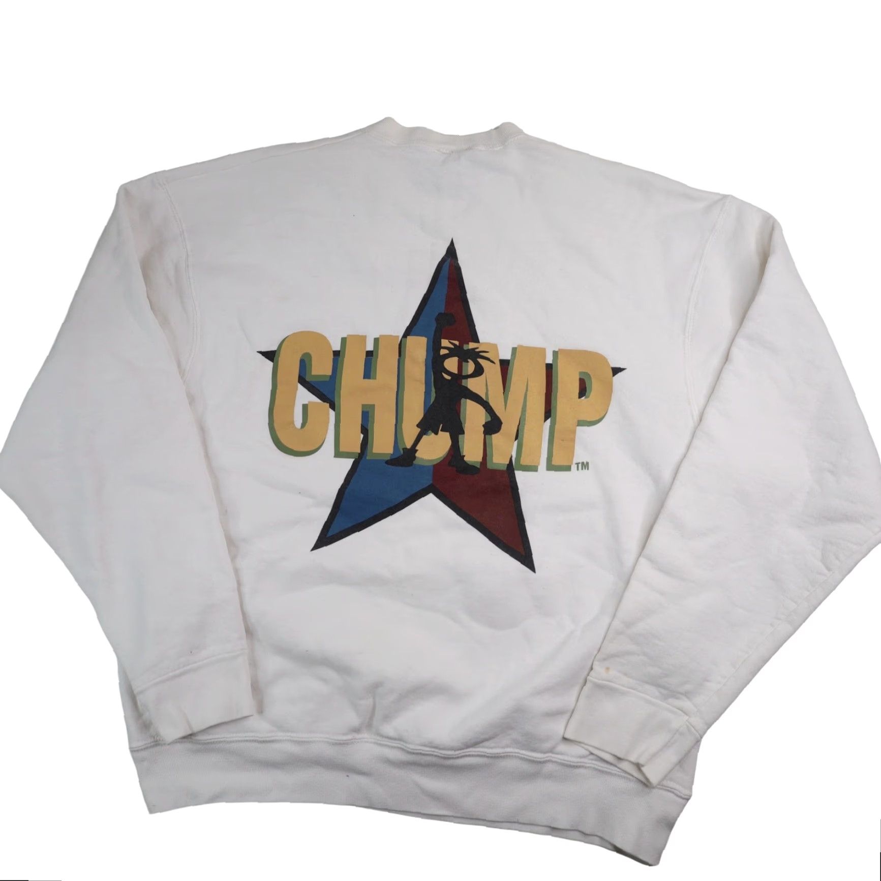 Vintage VINTAGE Ogio Chump Graphic Sweatshirt Mens XL White 90s Size US XL / EU 56 / 4 - 2 Thumbnail