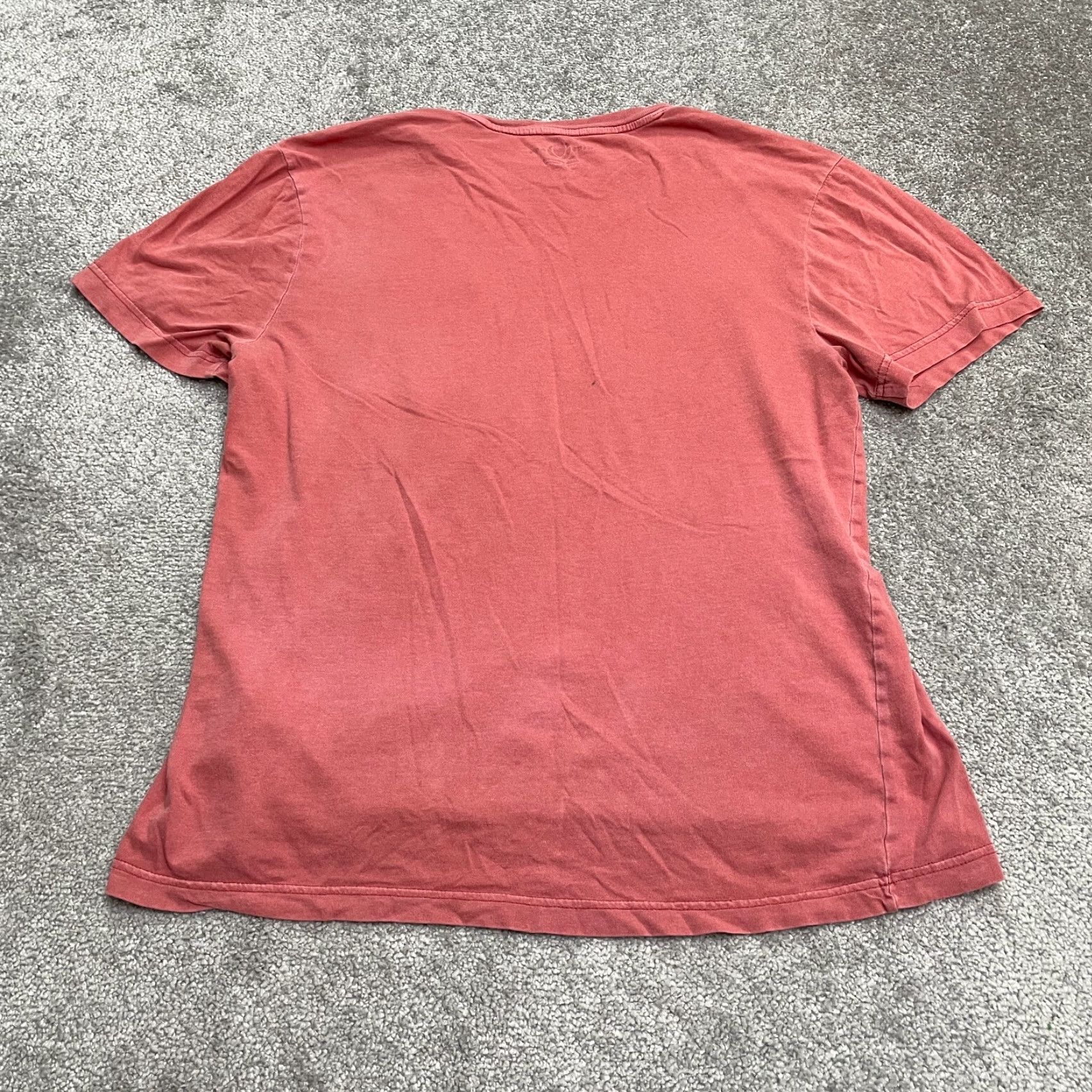 Club Room Club Room Basic Pocket Tee Shirt Mens Medium Orange Cotton Casual Crew Neck Size M / US 6-8 / IT 42-44 - 2 Thumbnail